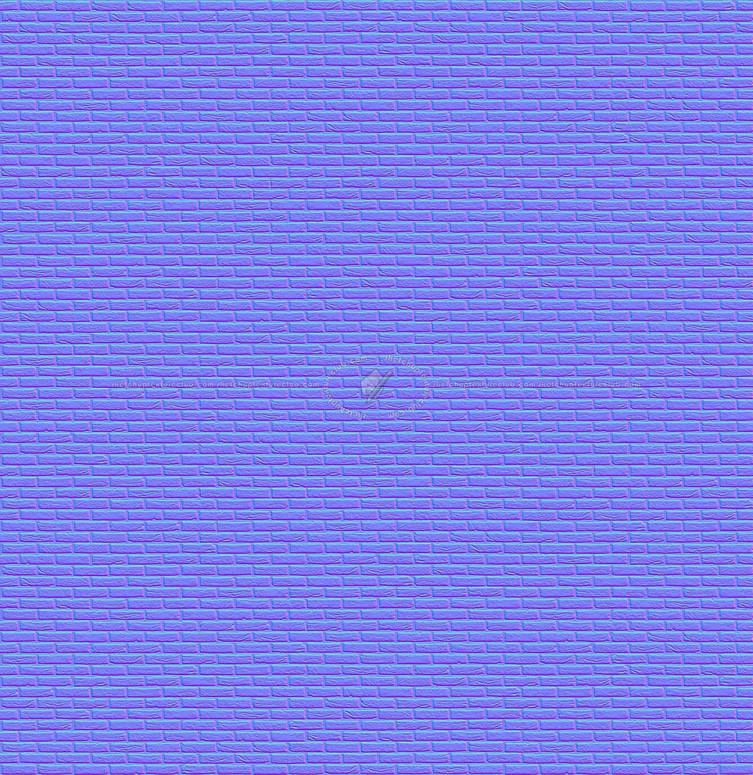 Textures   -   ARCHITECTURE   -   BRICKS   -   Facing Bricks   -   Rustic  - Rustic bricks texture seamless 17243 - Normal