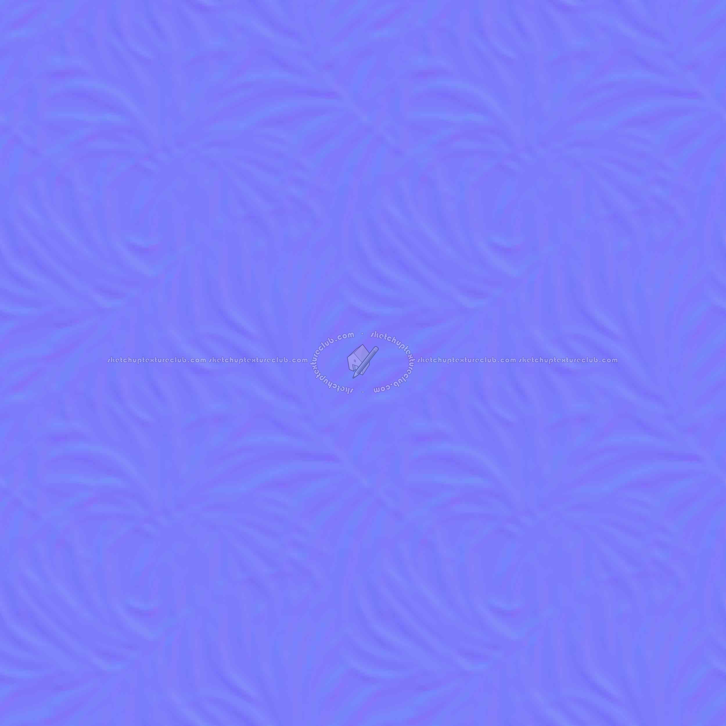 Textures - MATERIALS - WALLPAPER - various patterns - Tropics bali leaves wallpaper texture seamless 20932 - Normal