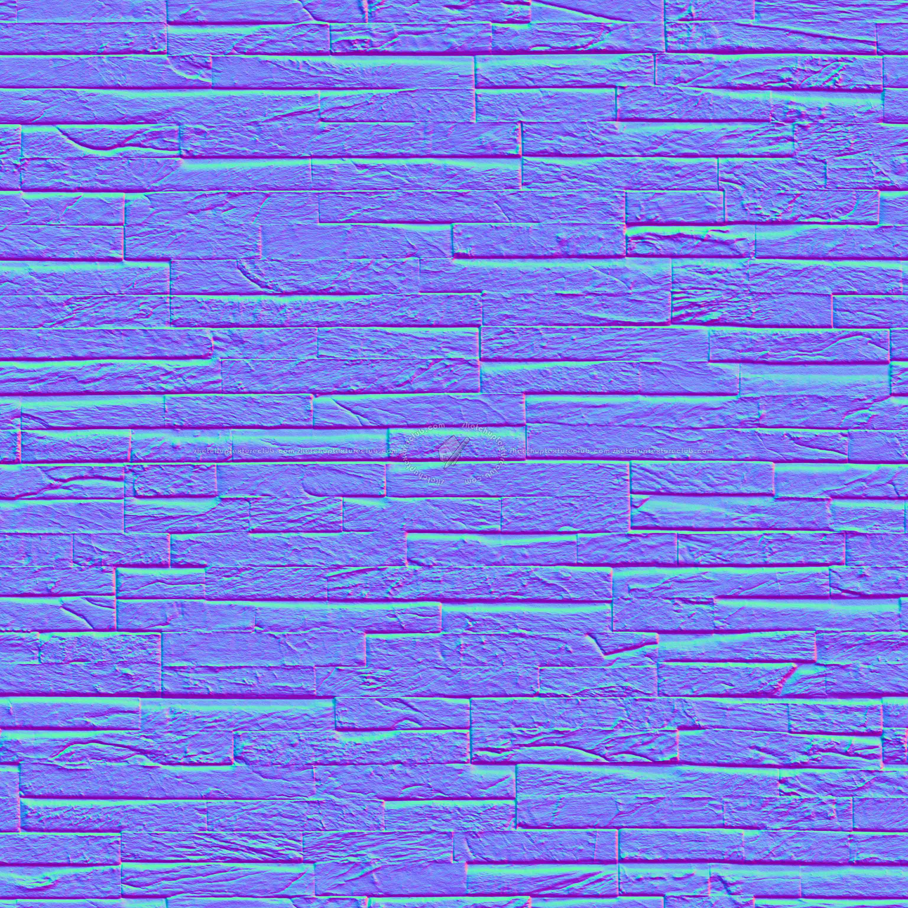 Textures - ARCHITECTURE - CONCRETE - Plates - Clean - Kensington Concrete Sleepers Pbr texture seamless 22604 - Normal