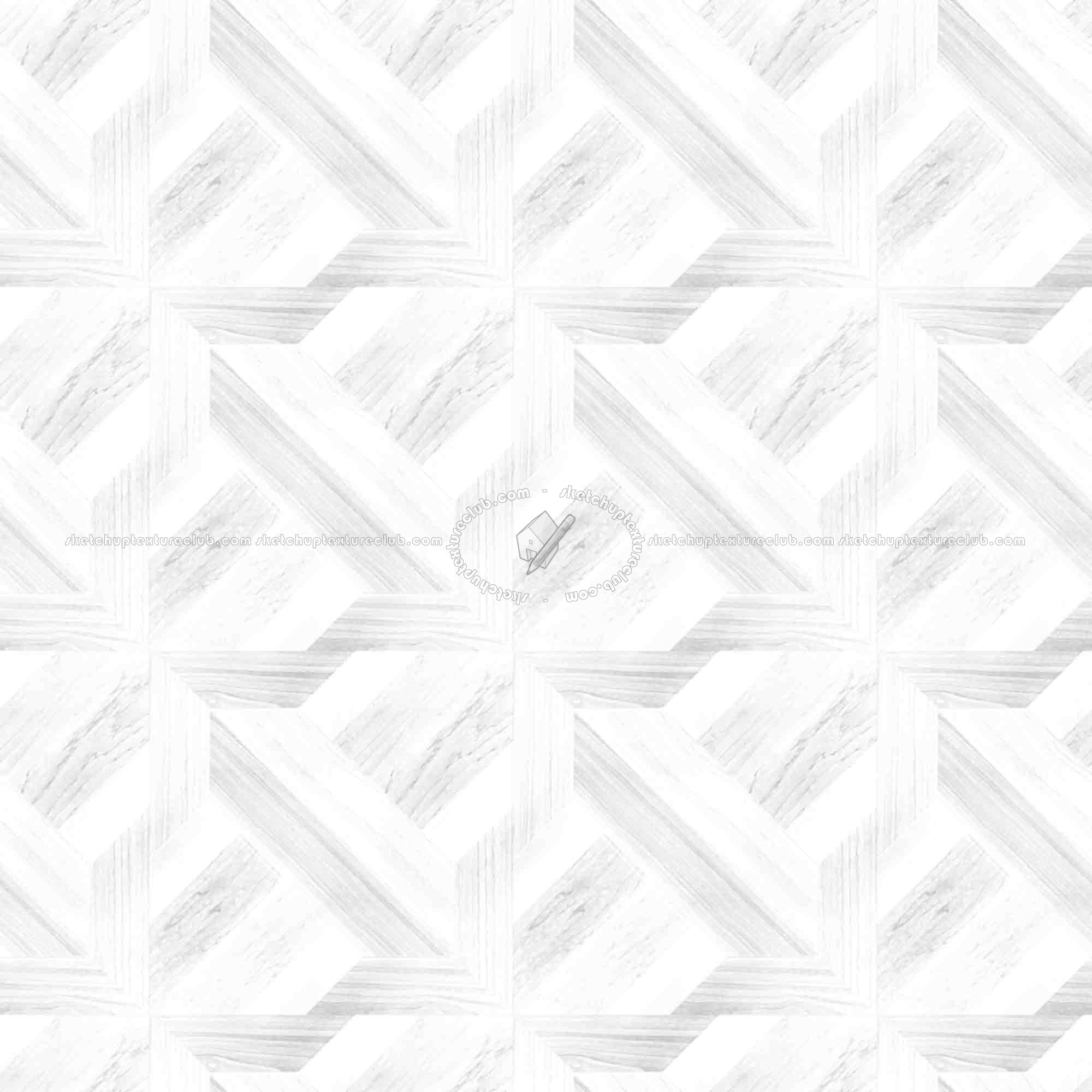 Textures   -   ARCHITECTURE   -   WOOD FLOORS   -   Geometric pattern  - Parquet geometric pattern texture seamless 04880 - Ambient occlusion