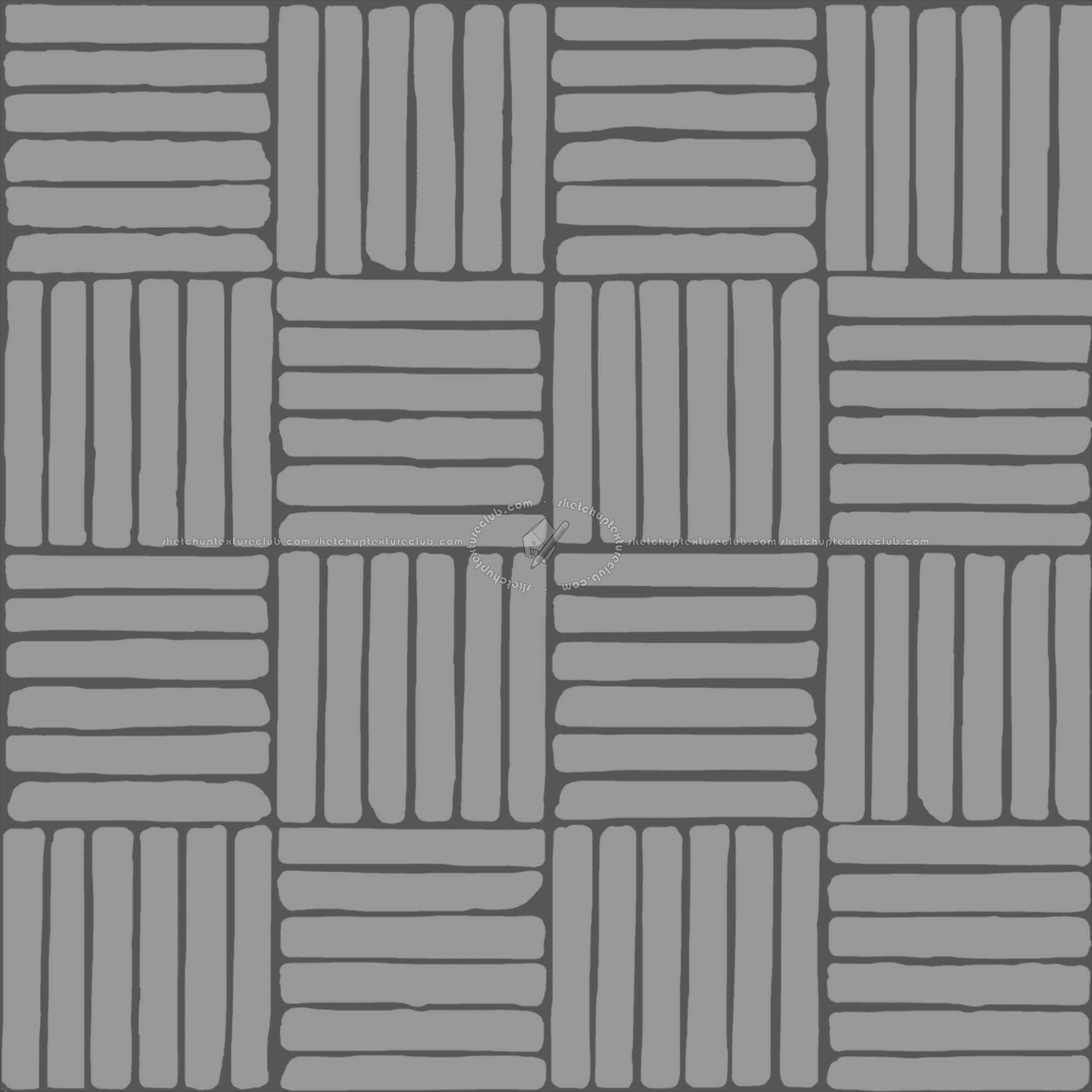 Textures - ARCHITECTURE - PAVING OUTDOOR - Concrete - Blocks regular - Paving outdoor concrete regular block texture seamless 05784 - Displacement