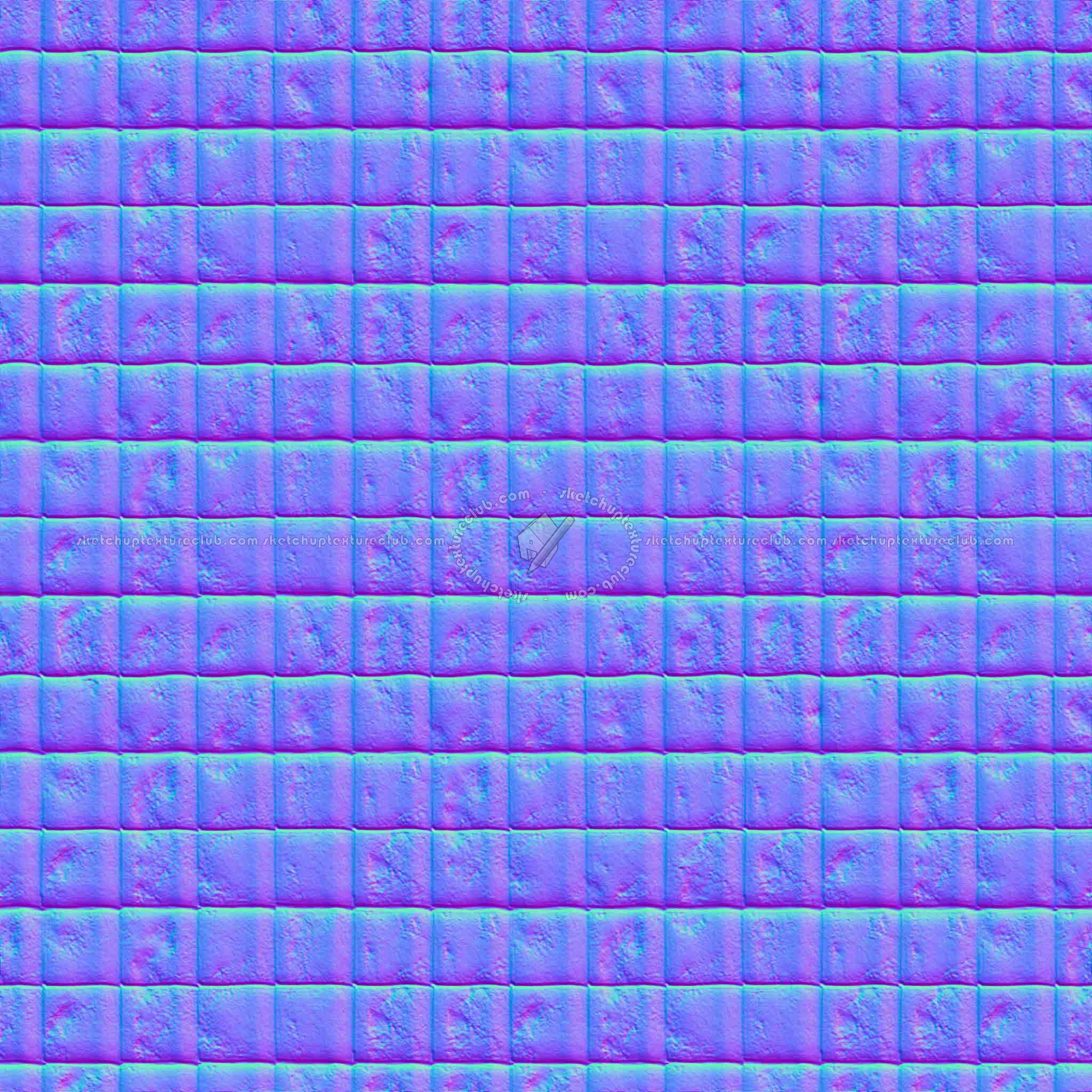 Textures   -   ARCHITECTURE   -   ROOFINGS   -   Clay roofs  - Clay roofing Flamande texture seamless 03355 - Normal