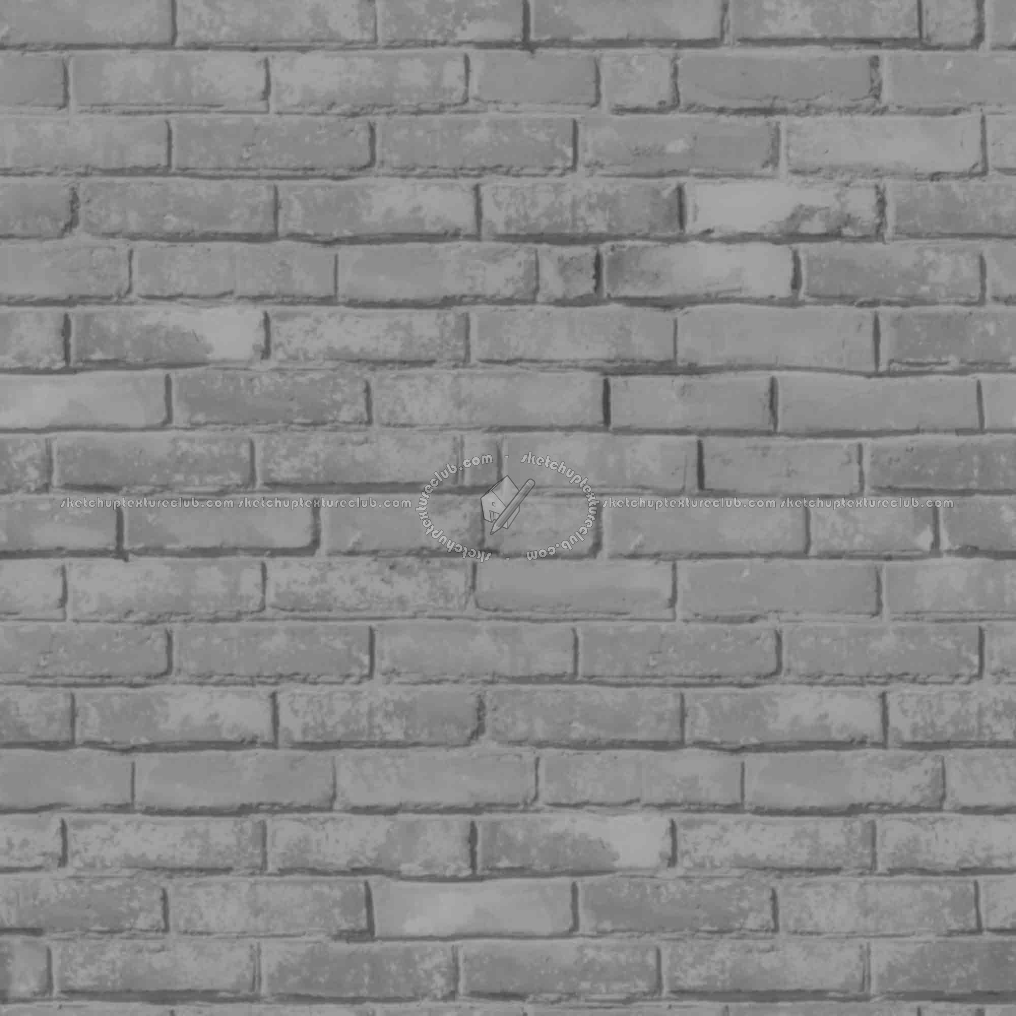Textures   -   ARCHITECTURE   -   BRICKS   -   Dirty Bricks  - Dirty bricks texture seamless 00158 - Displacement