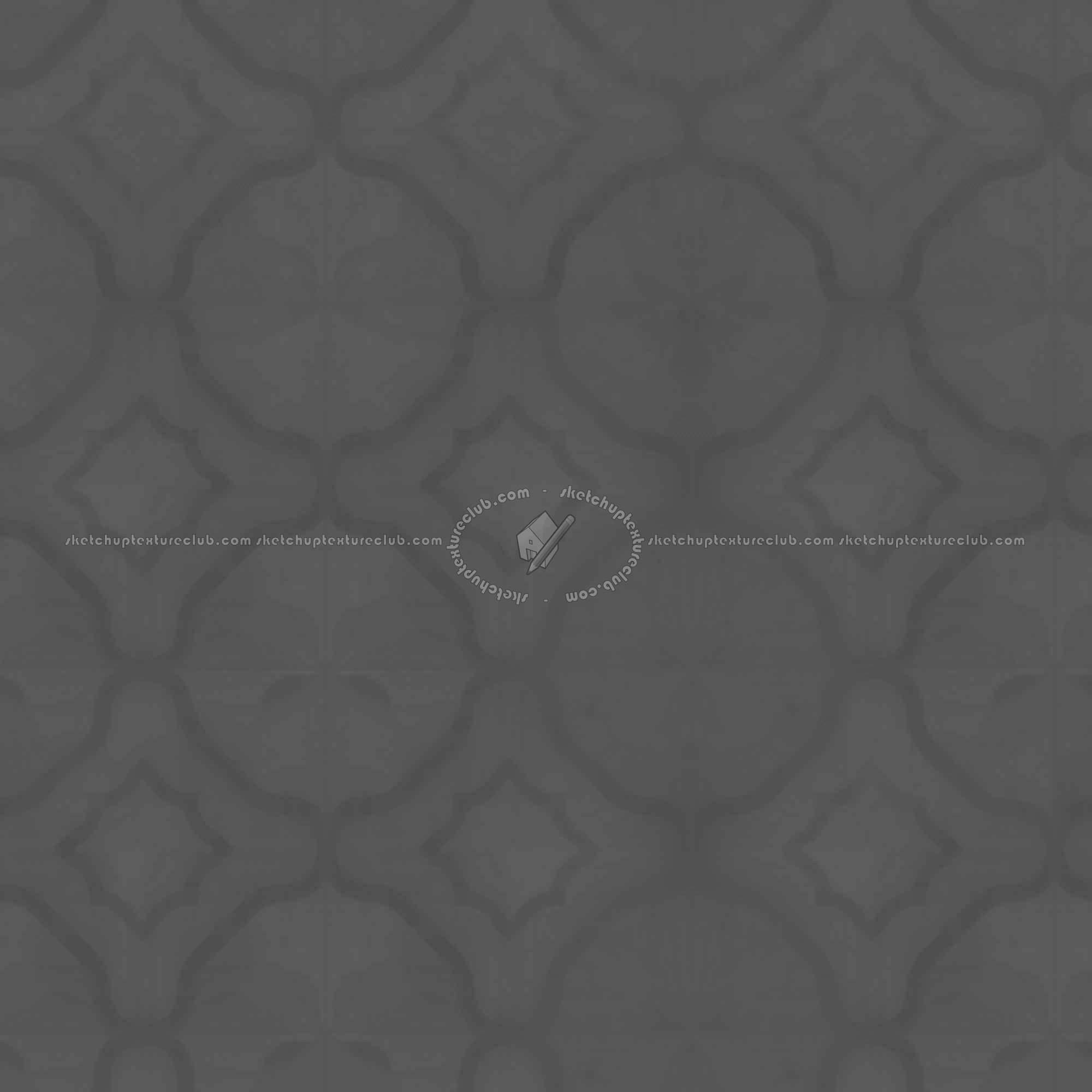 Textures   -   ARCHITECTURE   -   WOOD FLOORS   -   Geometric pattern  - Parquet geometric pattern texture seamless 04737 - Displacement