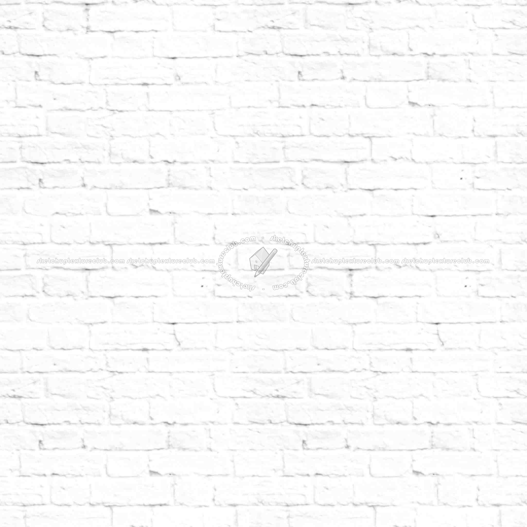 Textures   -   ARCHITECTURE   -   BRICKS   -   White Bricks  - White bricks texture seamless 00505 - Ambient occlusion