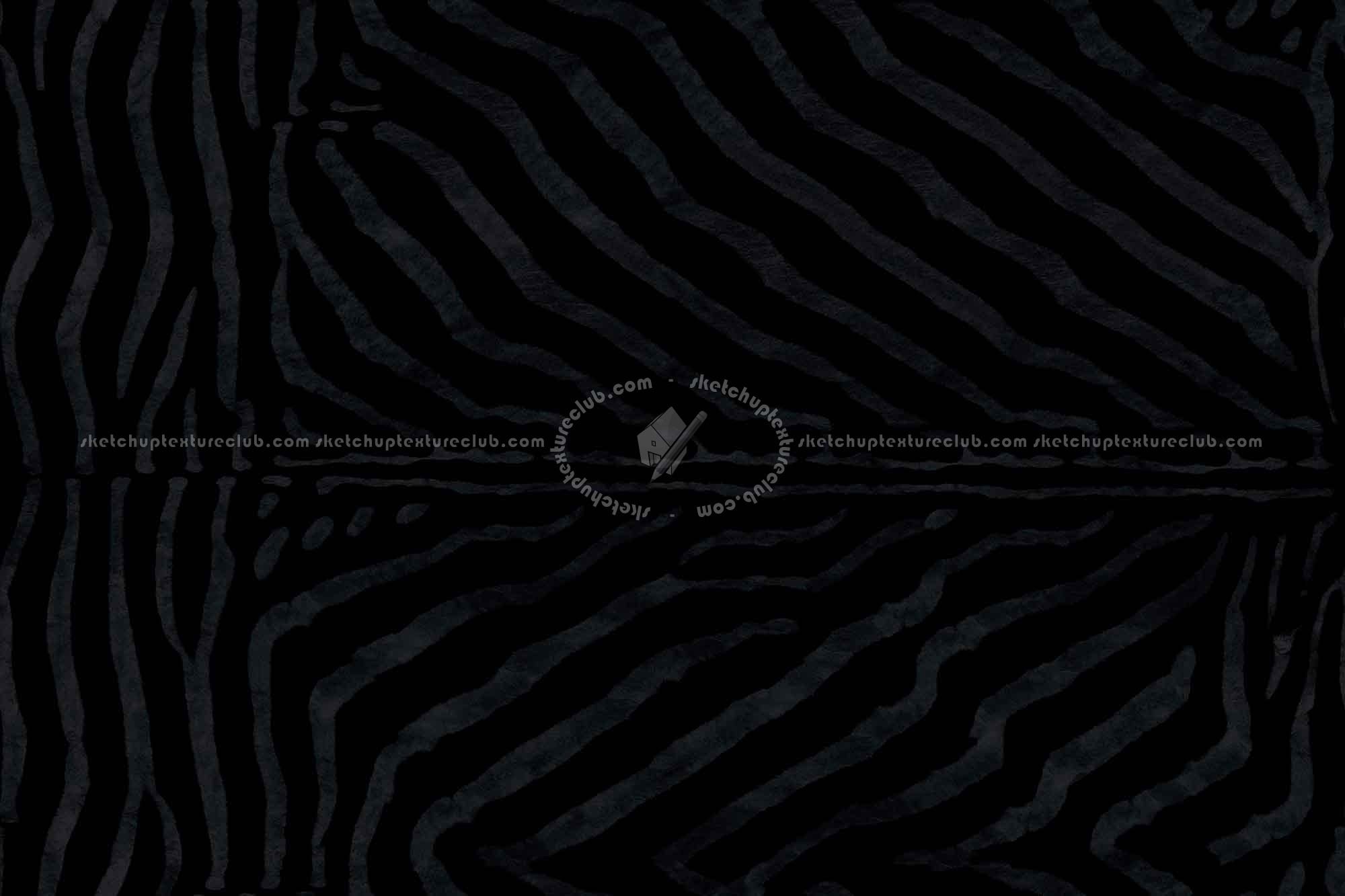 Textures   -   MATERIALS   -   FUR ANIMAL  - Zebra faux fake fur animal texture seamless 09566 - Specular