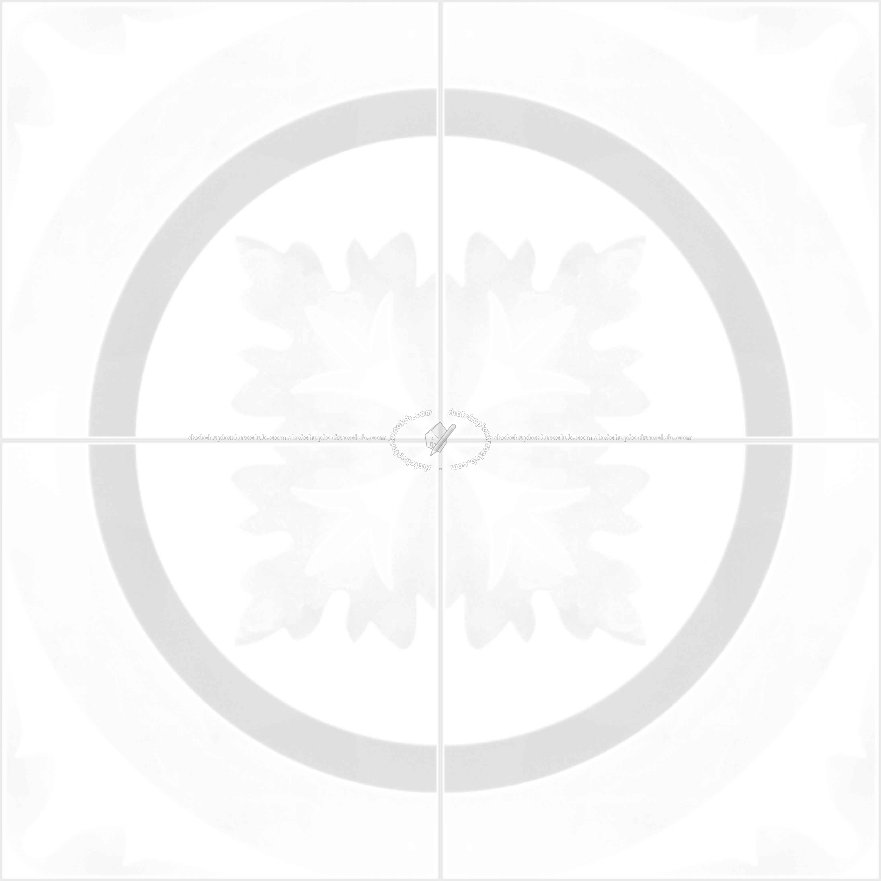 Textures - ARCHITECTURE - TILES INTERIOR - Cement - Encaustic - Cement - cementine tiles Pbr texture seamless 22156 - Ambient occlusion