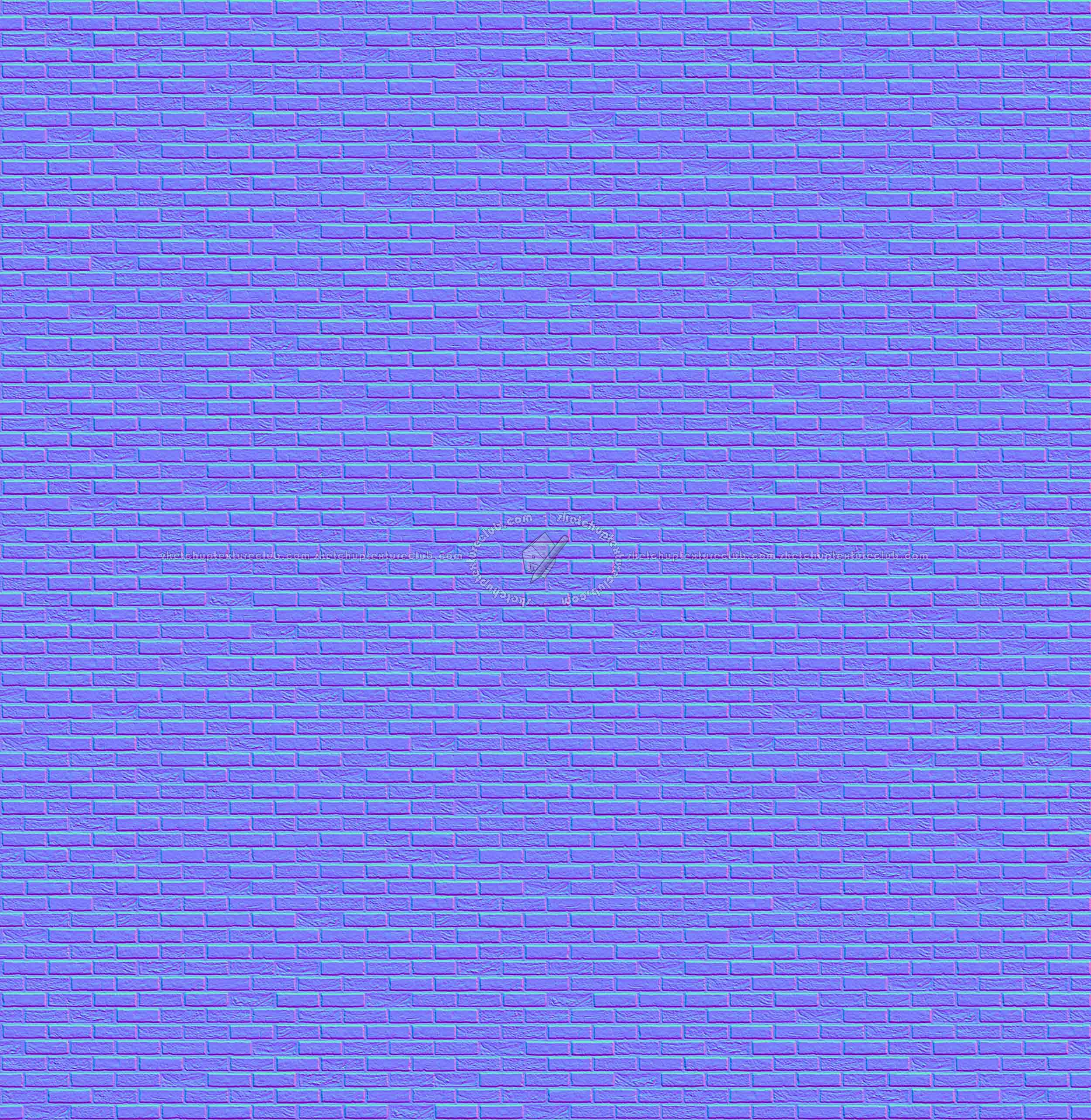 Textures   -   ARCHITECTURE   -   BRICKS   -   Facing Bricks   -   Rustic  - Rustic bricks texture seamless 17245 - Normal