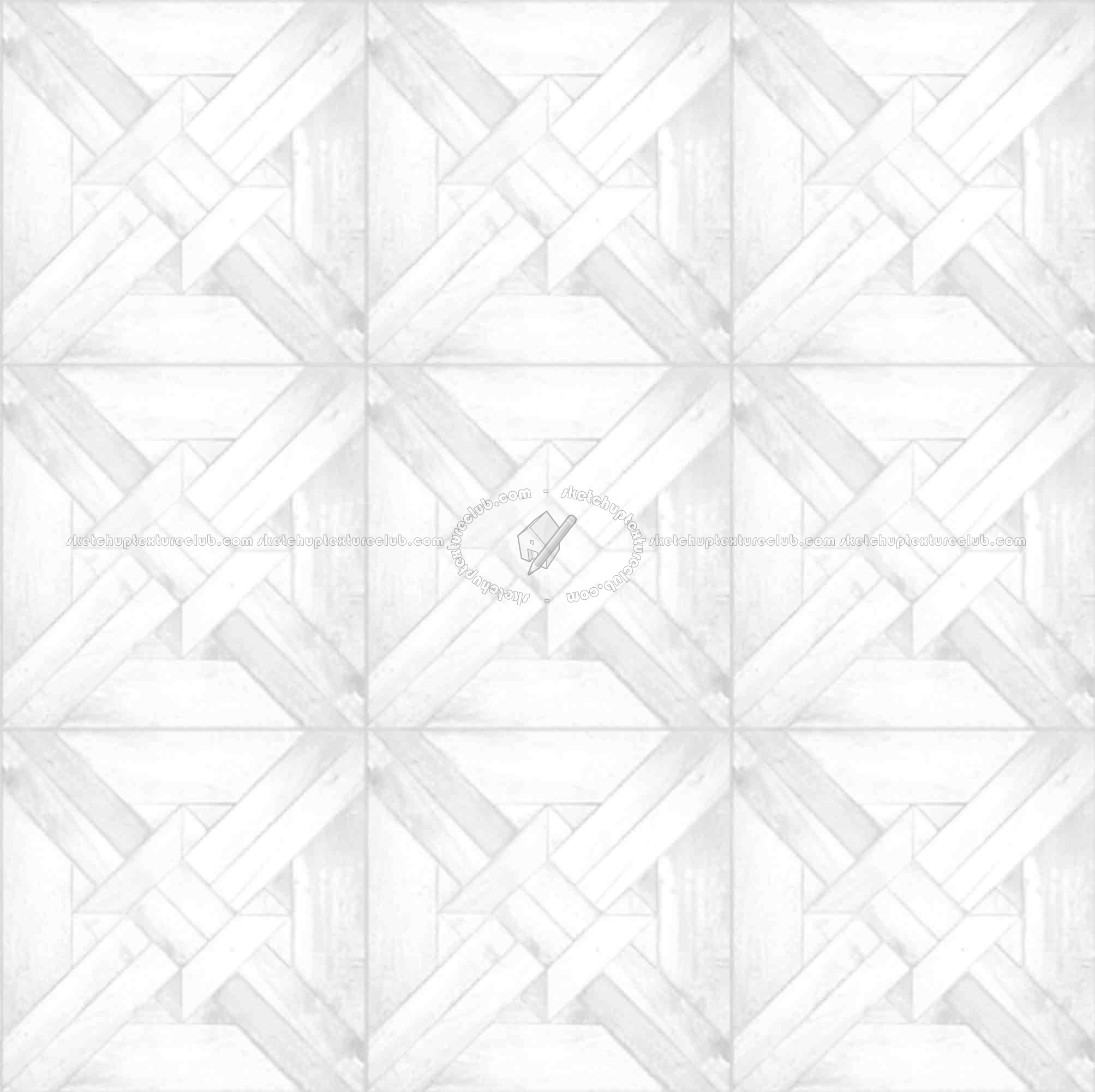 Textures   -   ARCHITECTURE   -   WOOD FLOORS   -   Geometric pattern  - Parquet geometric pattern texture seamless 04883 - Ambient occlusion