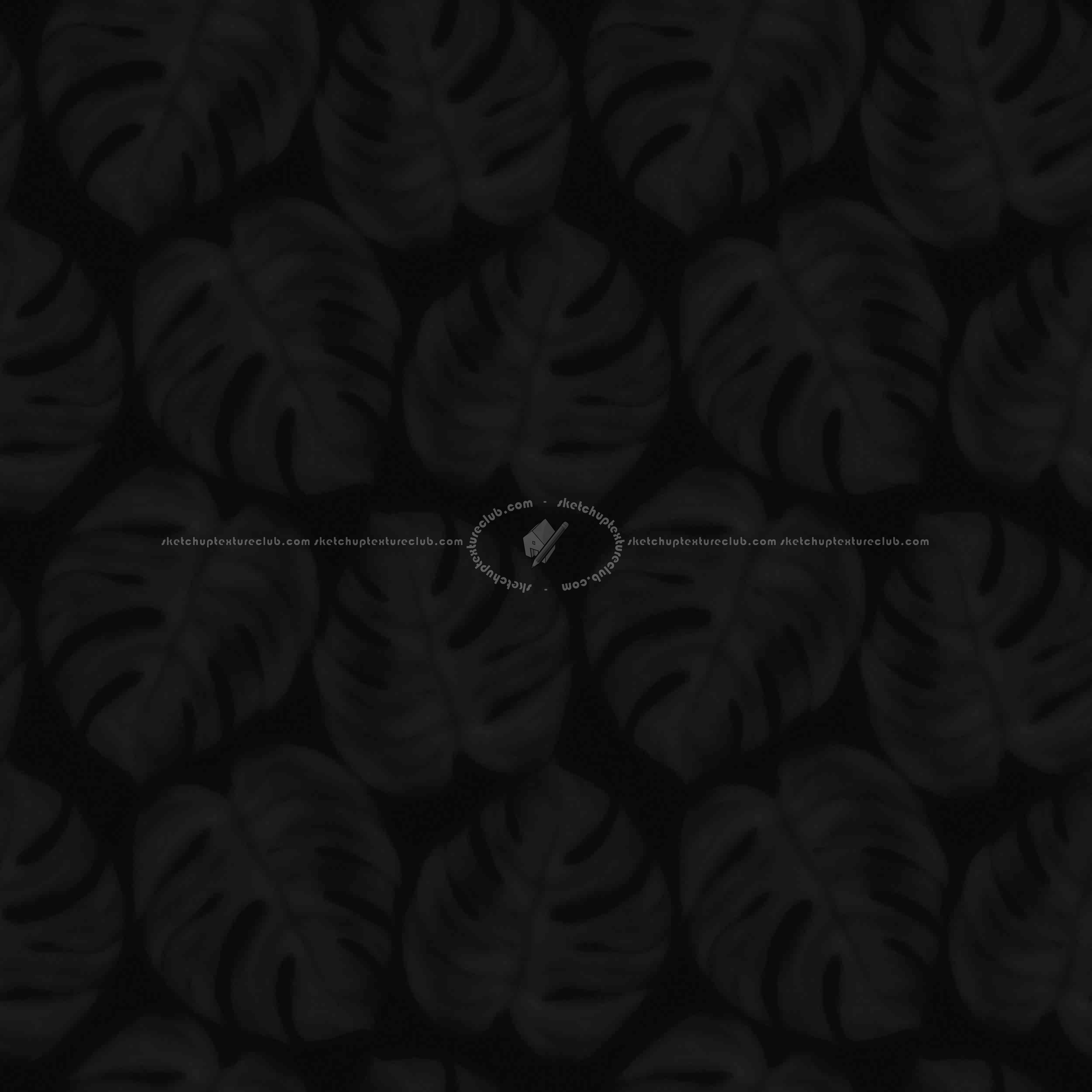 Textures   -   MATERIALS   -   WALLPAPER   -   various patterns  - Tropical leaves wallpaper texture seamless 20936 - Displacement