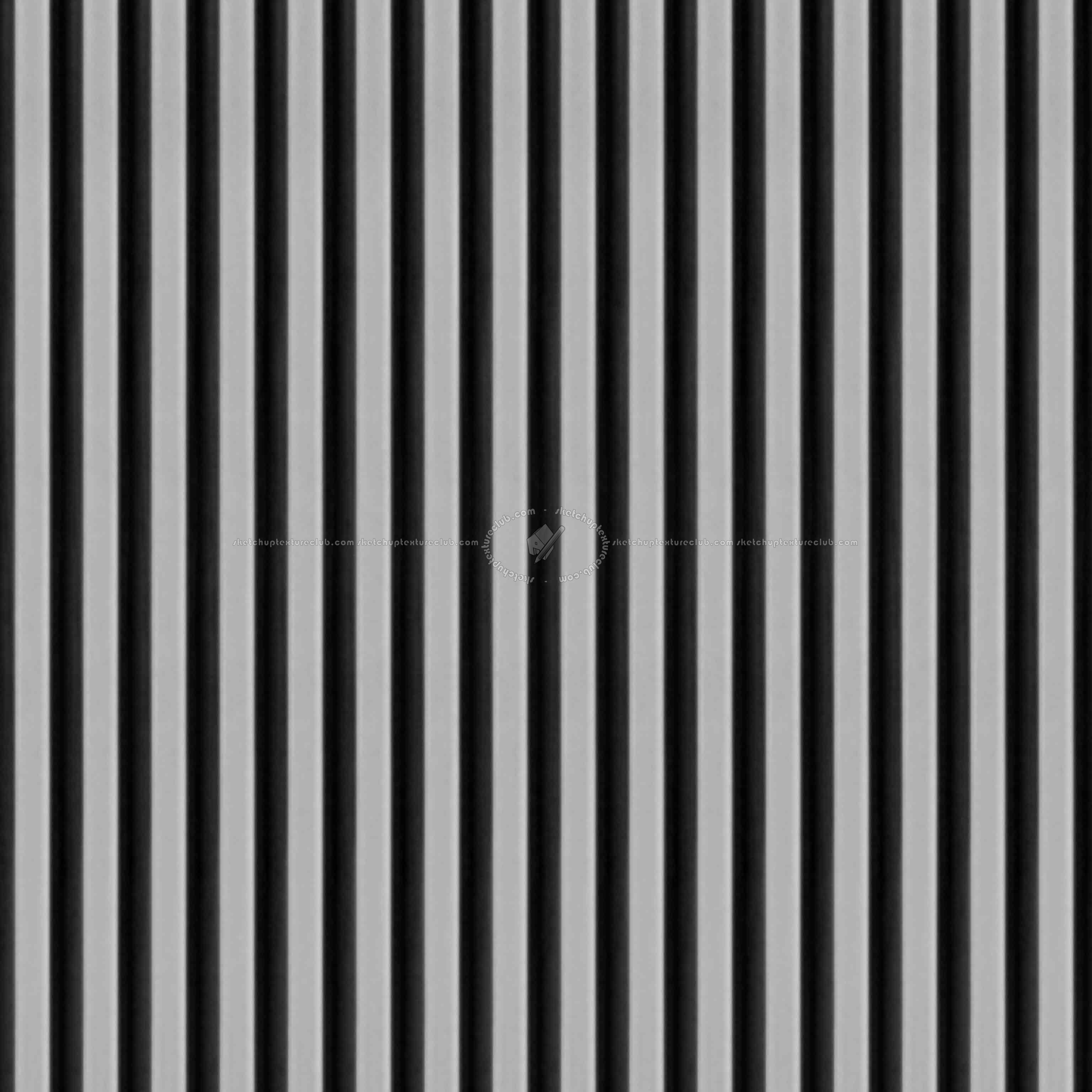 Textures   -   ARCHITECTURE   -   CONCRETE   -   Plates   -   Clean  - Ribbed Concrete Wall Panels pbr texture seamless 22608 - Displacement