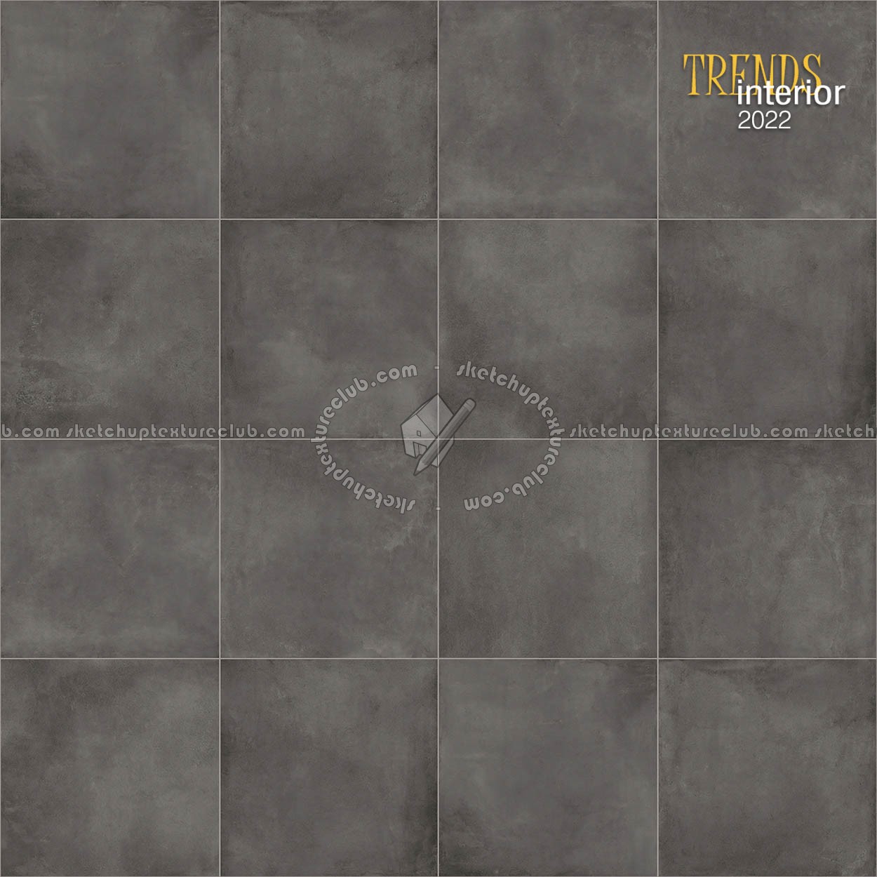 Textures - ARCHITECTURE - TILES INTERIOR - Cement - Encaustic - Cement - Brown matt concrete tiles pbr texture seamless 22288