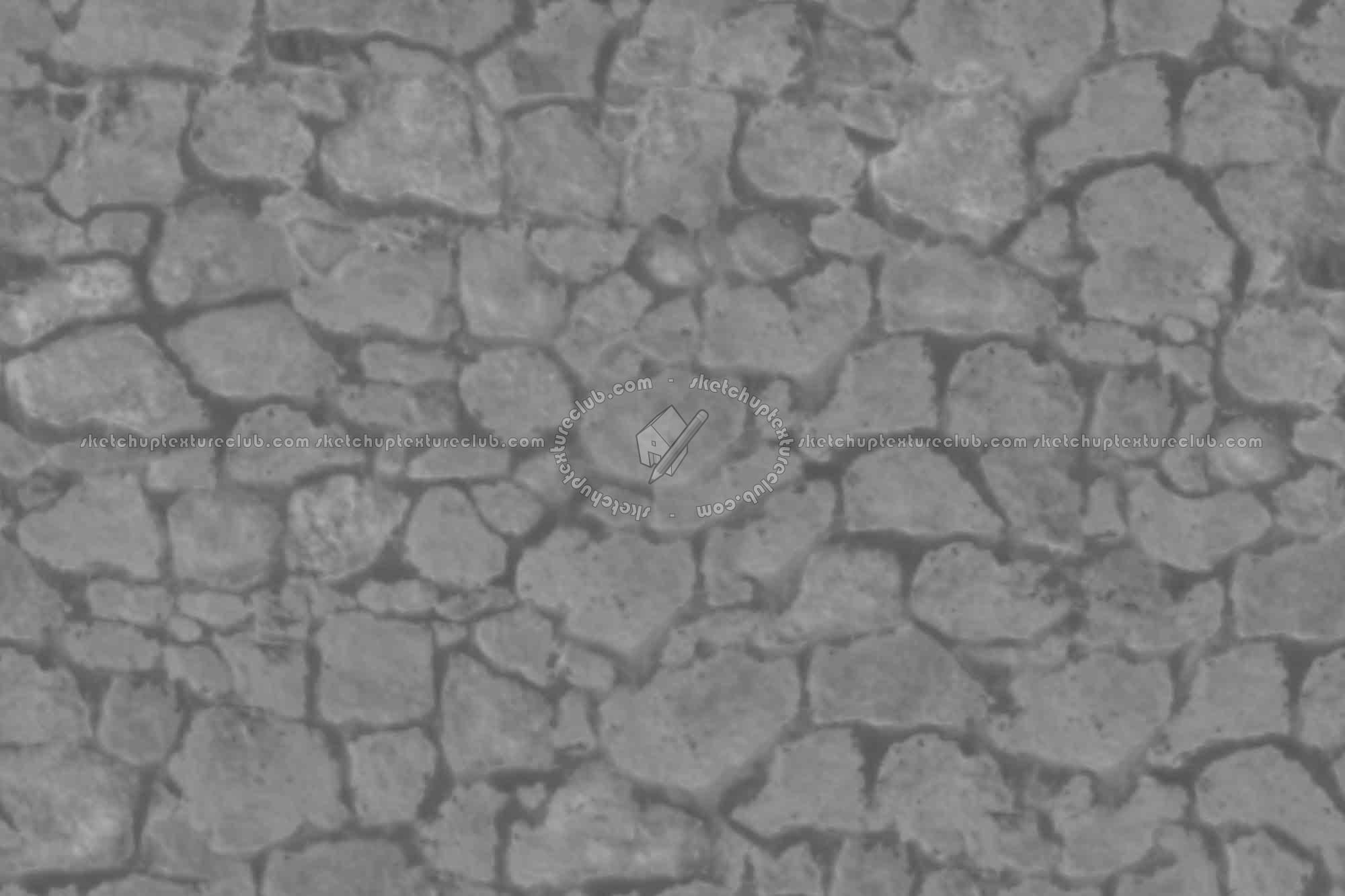 Textures   -   ARCHITECTURE   -   STONES WALLS   -   Stone walls  - Old wall stone texture seamless 08552 - Displacement