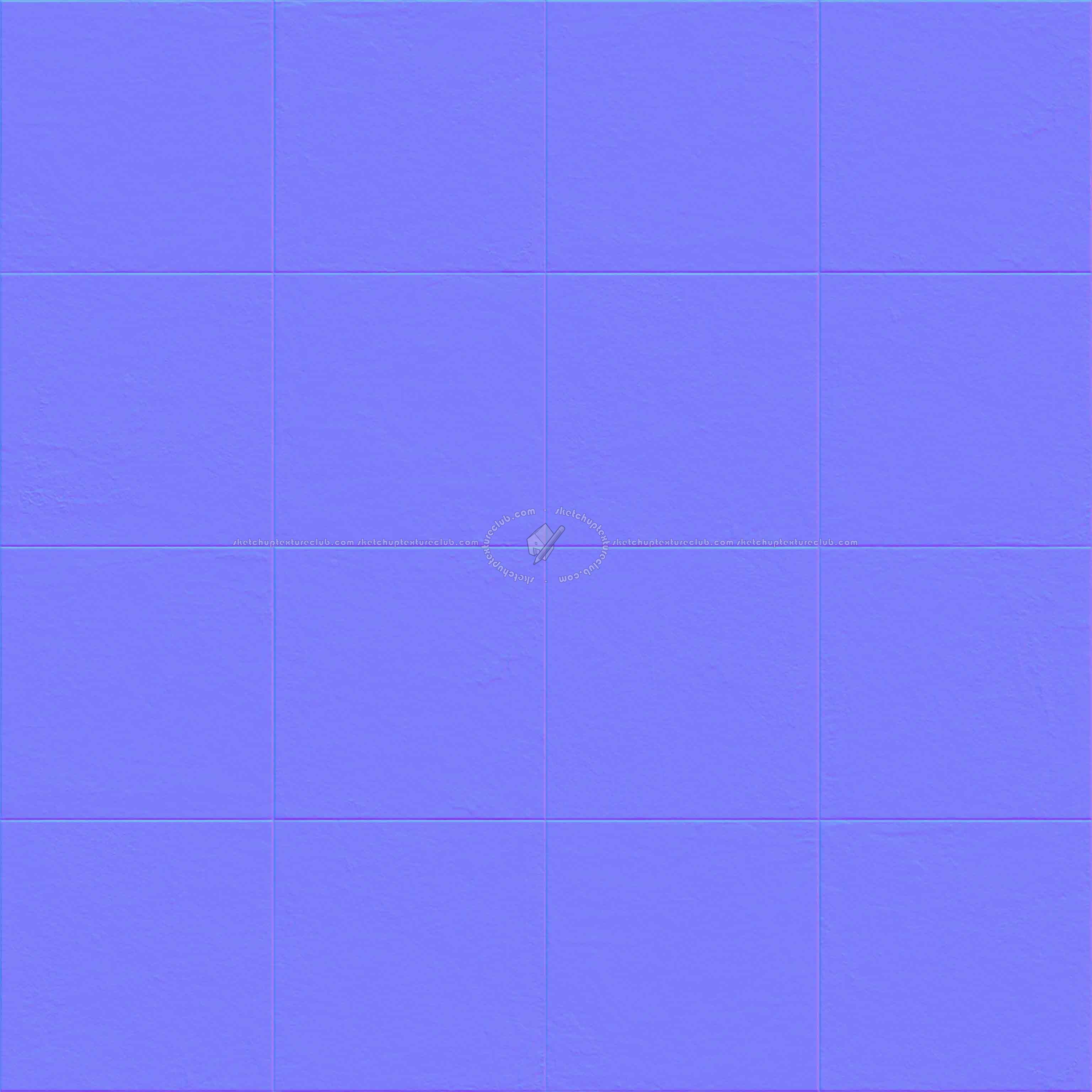 Textures - ARCHITECTURE - TILES INTERIOR - Cement - Encaustic - Cement - Black concrete tiles pbr texture seamless 22289 - Normal