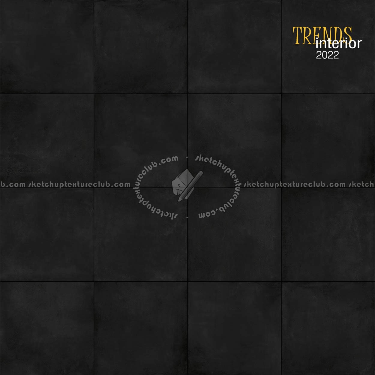 Textures - ARCHITECTURE - TILES INTERIOR - Cement - Encaustic - Cement - Black concrete tiles pbr texture seamless 22289 (seamless)