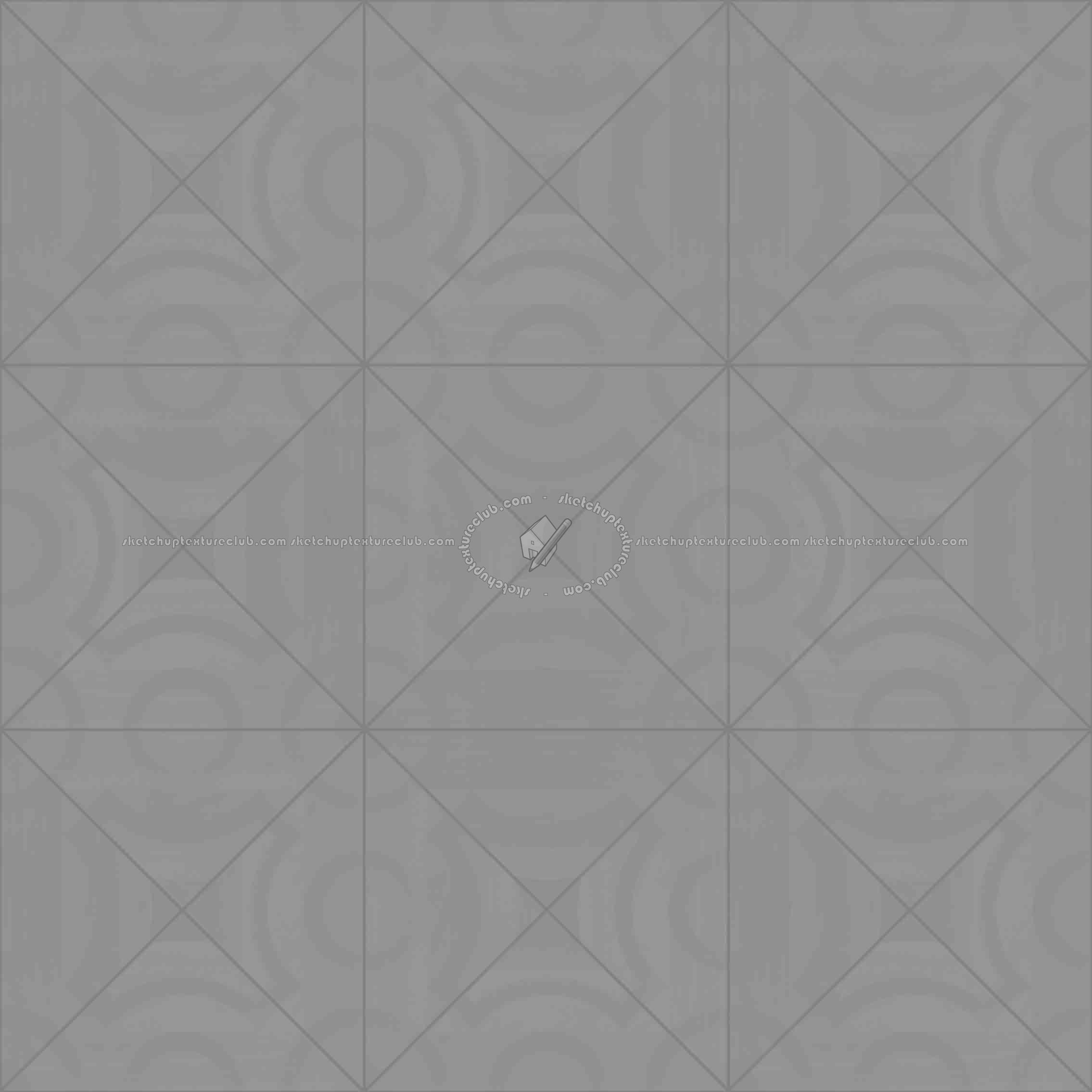 Textures   -   ARCHITECTURE   -   WOOD FLOORS   -   Geometric pattern  - Parquet geometric pattern texture seamless 04886 - Displacement
