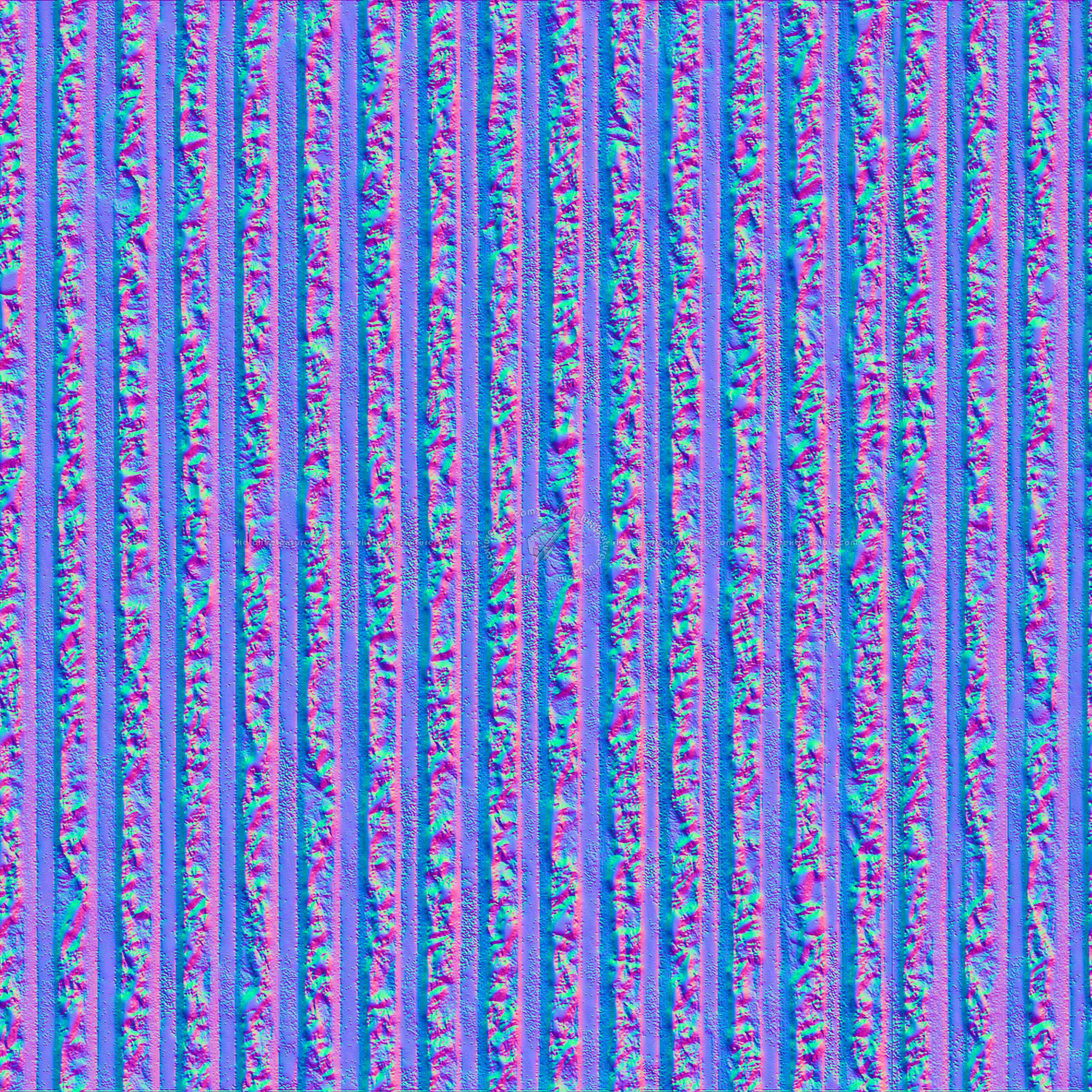 Textures - ARCHITECTURE - CONCRETE - Plates - Clean - Ribbed Concrete Wall Panels pbr texture seamless 22610 - Normal