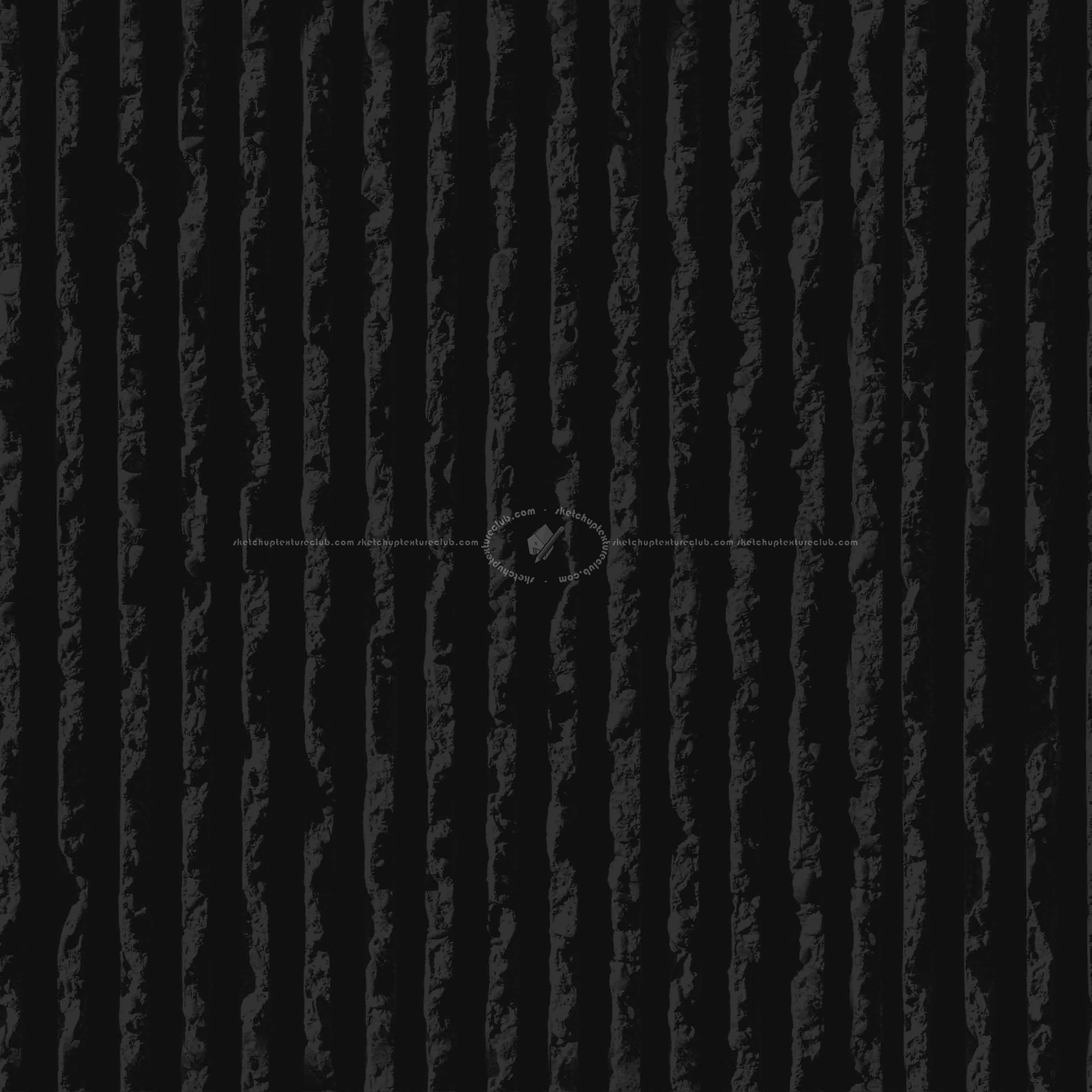 Textures - ARCHITECTURE - CONCRETE - Plates - Clean - Ribbed Concrete Wall Panels pbr texture seamless 22610 - Specular