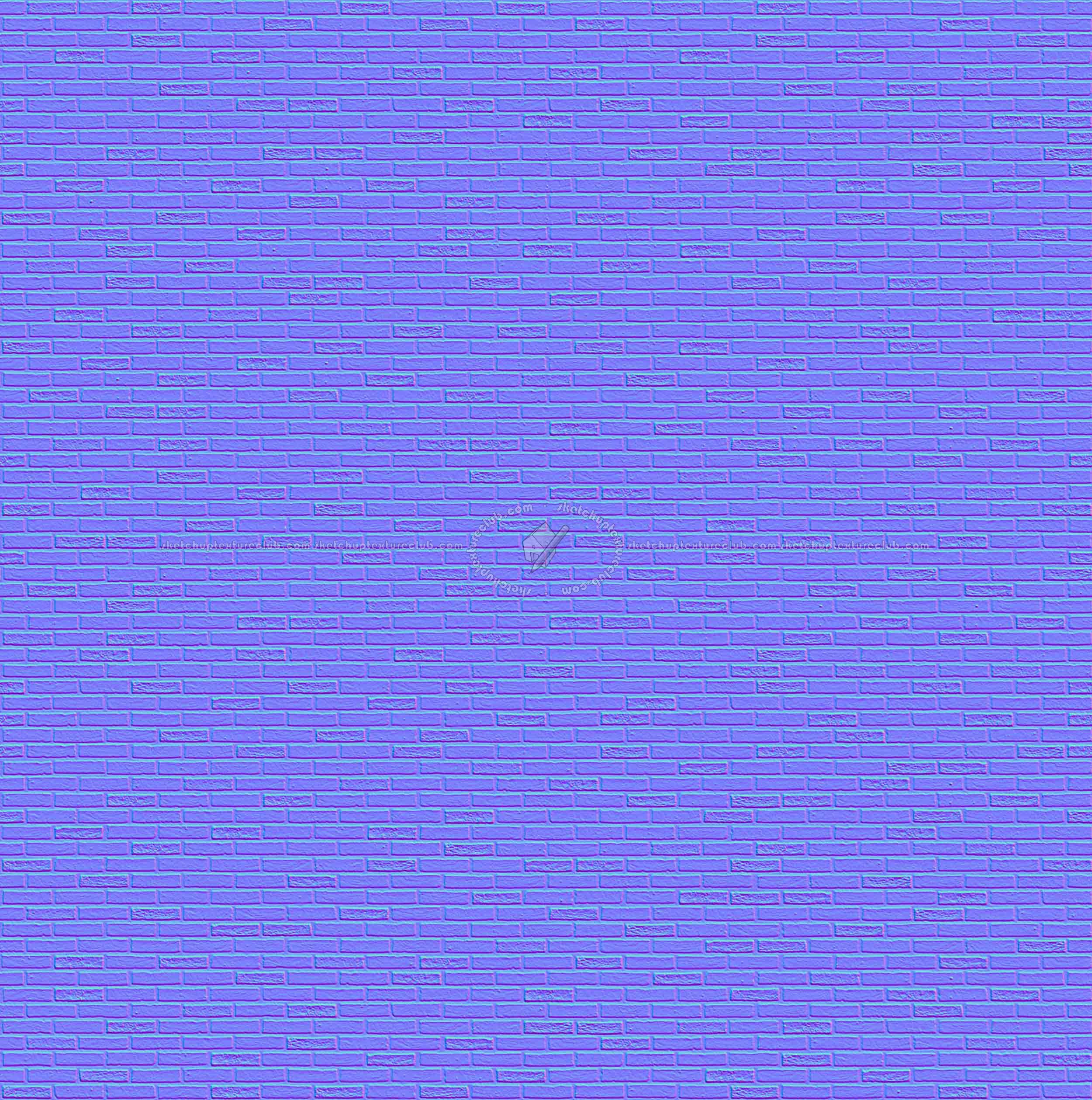 Textures   -   ARCHITECTURE   -   BRICKS   -   Facing Bricks   -   Rustic  - Rustic bricks texture seamless 17250 - Normal