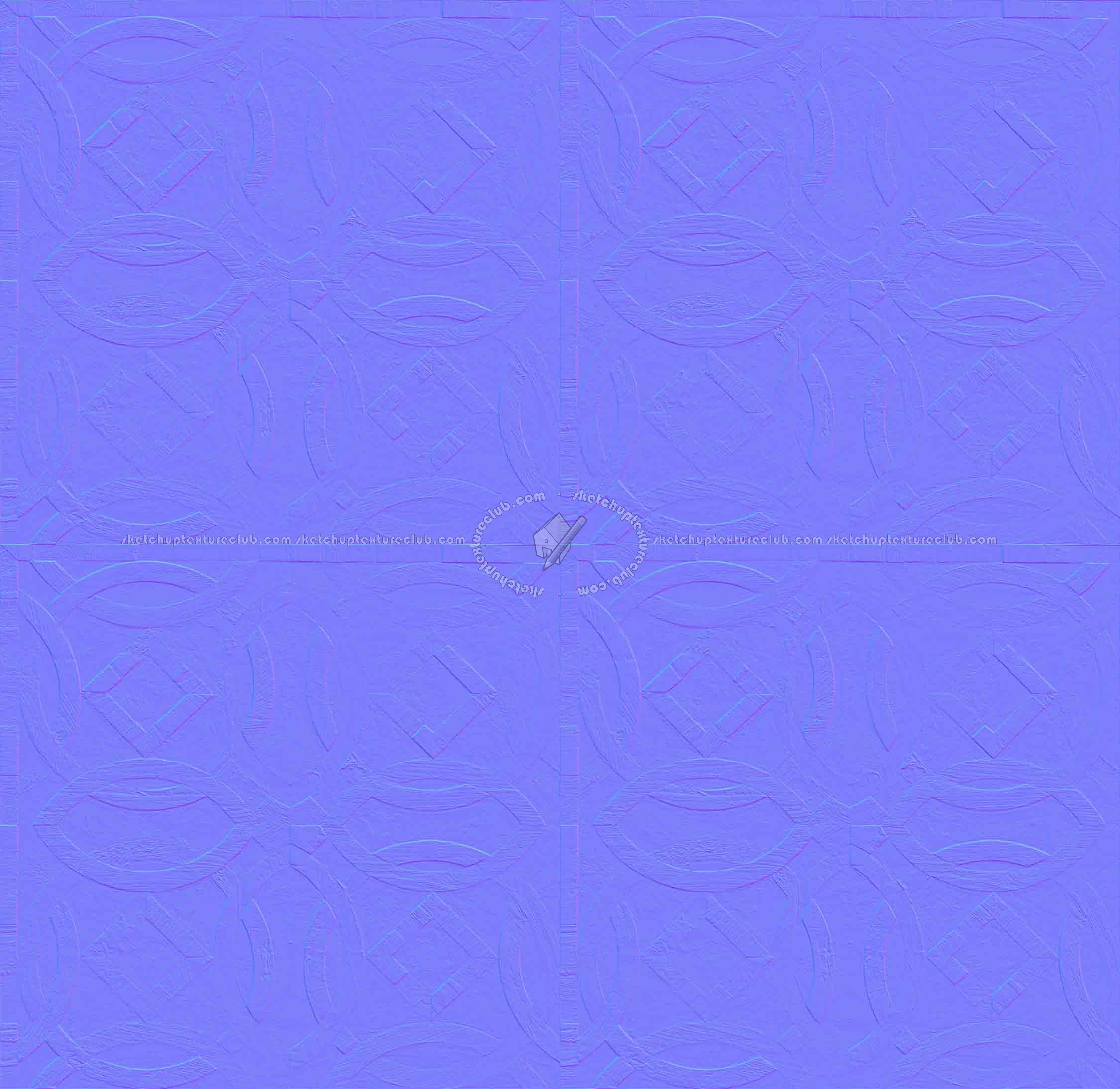 Textures   -   ARCHITECTURE   -   WOOD FLOORS   -   Geometric pattern  - Parquet geometric pattern texture seamless 16358 - Normal