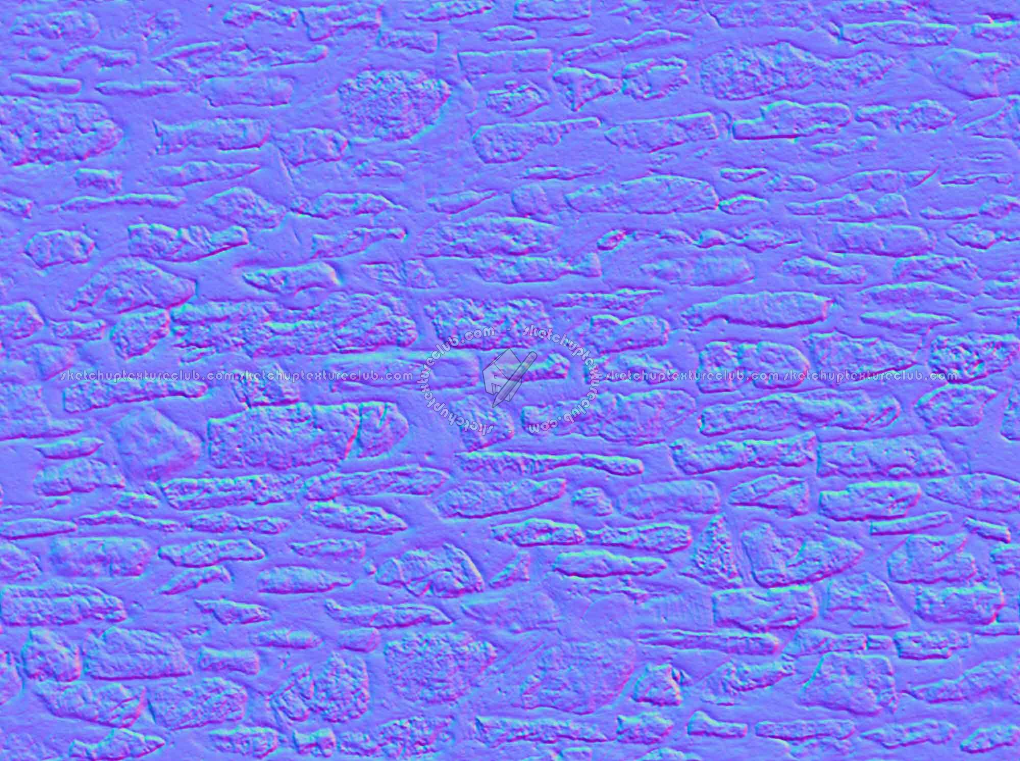 Textures   -   ARCHITECTURE   -   STONES WALLS   -   Stone walls  - Old wall stone texture seamless 08555 - Normal