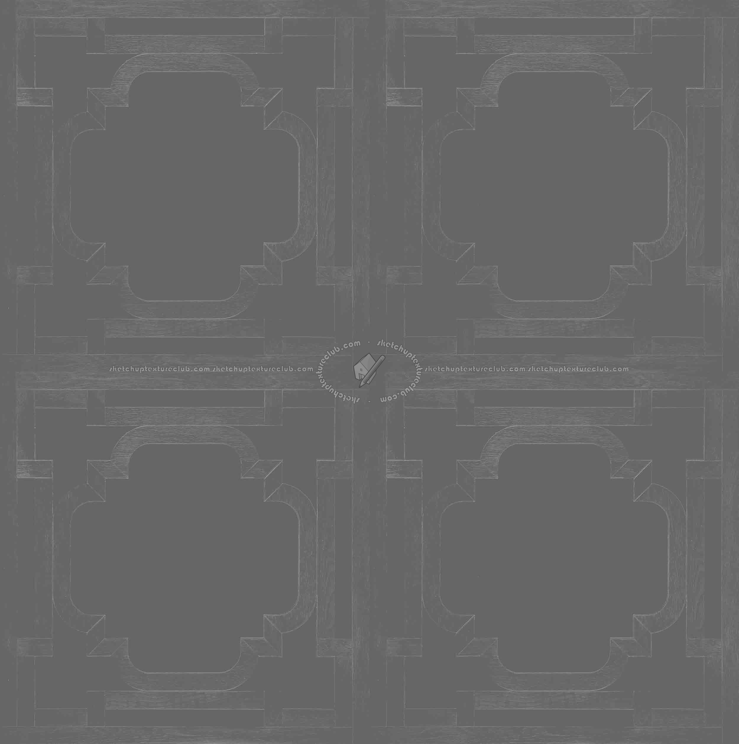 Textures   -   ARCHITECTURE   -   WOOD FLOORS   -   Geometric pattern  - Parquet geometric pattern texture seamless 16359 - Specular