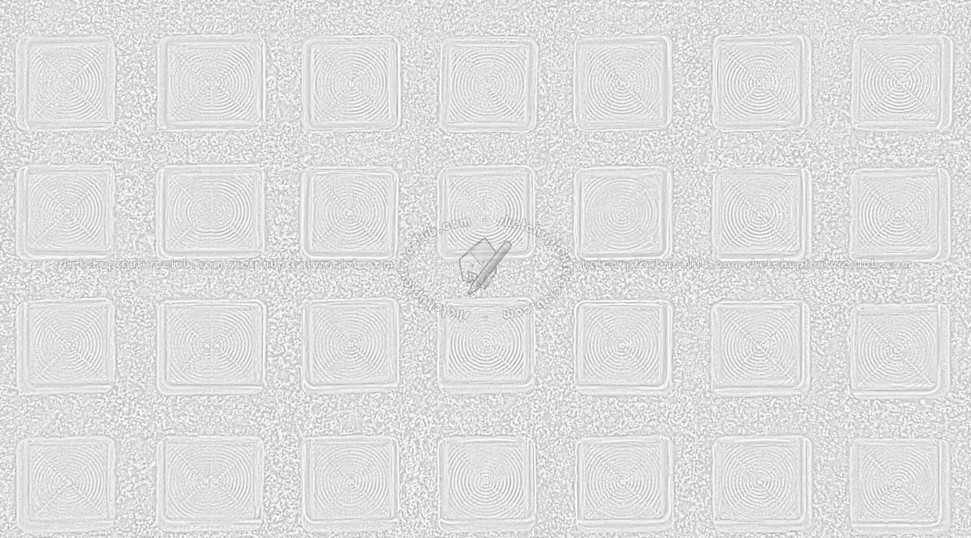 Textures - ARCHITECTURE - PAVING OUTDOOR - Concrete - Blocks regular - Concrete dirt paving outdoor with glass bloks texture seamless 18720 - Ambient occlusion