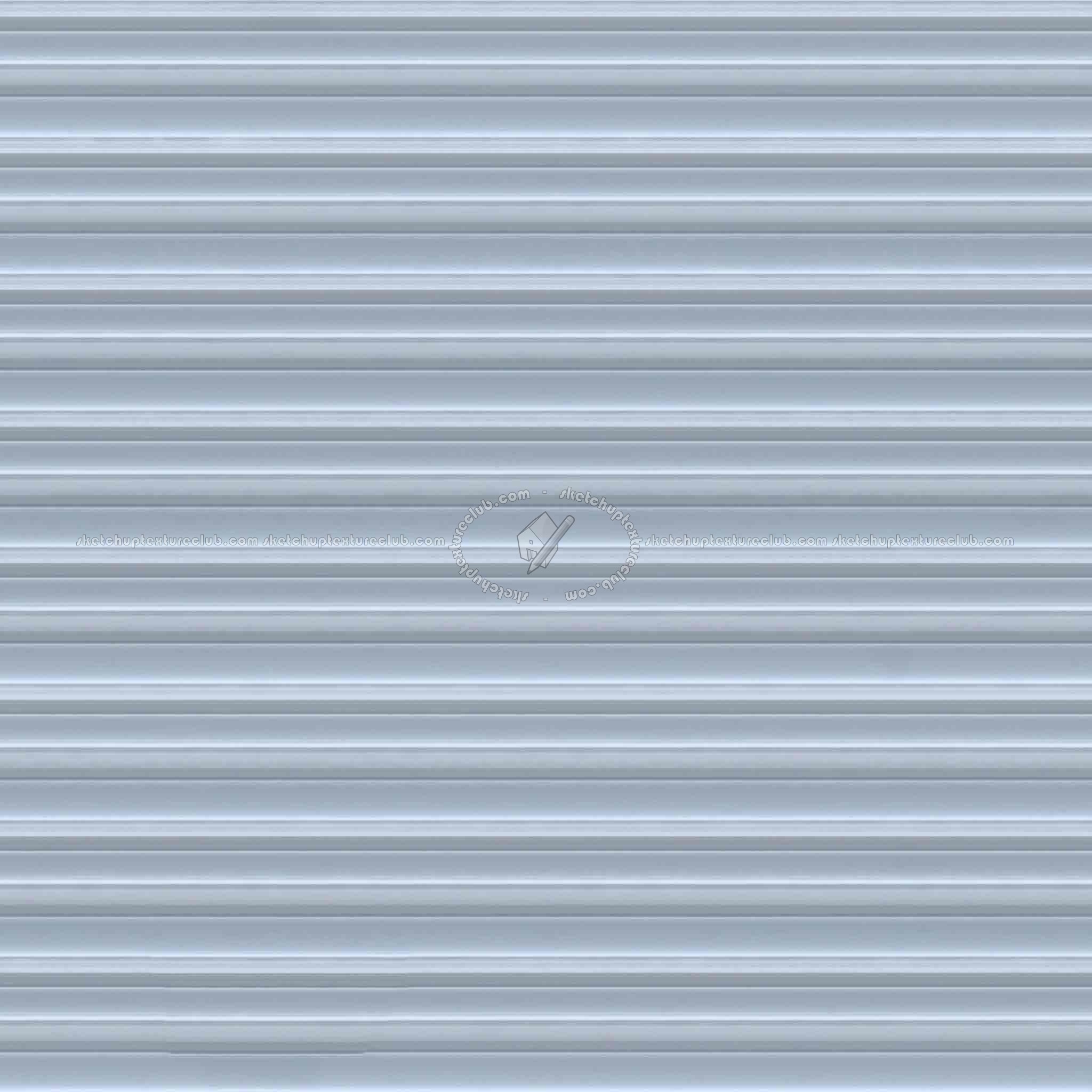 Textures   -   MATERIALS   -   METALS   -   Corrugated  - Aluminium corrugated metal texture seamless 09934 - Specular