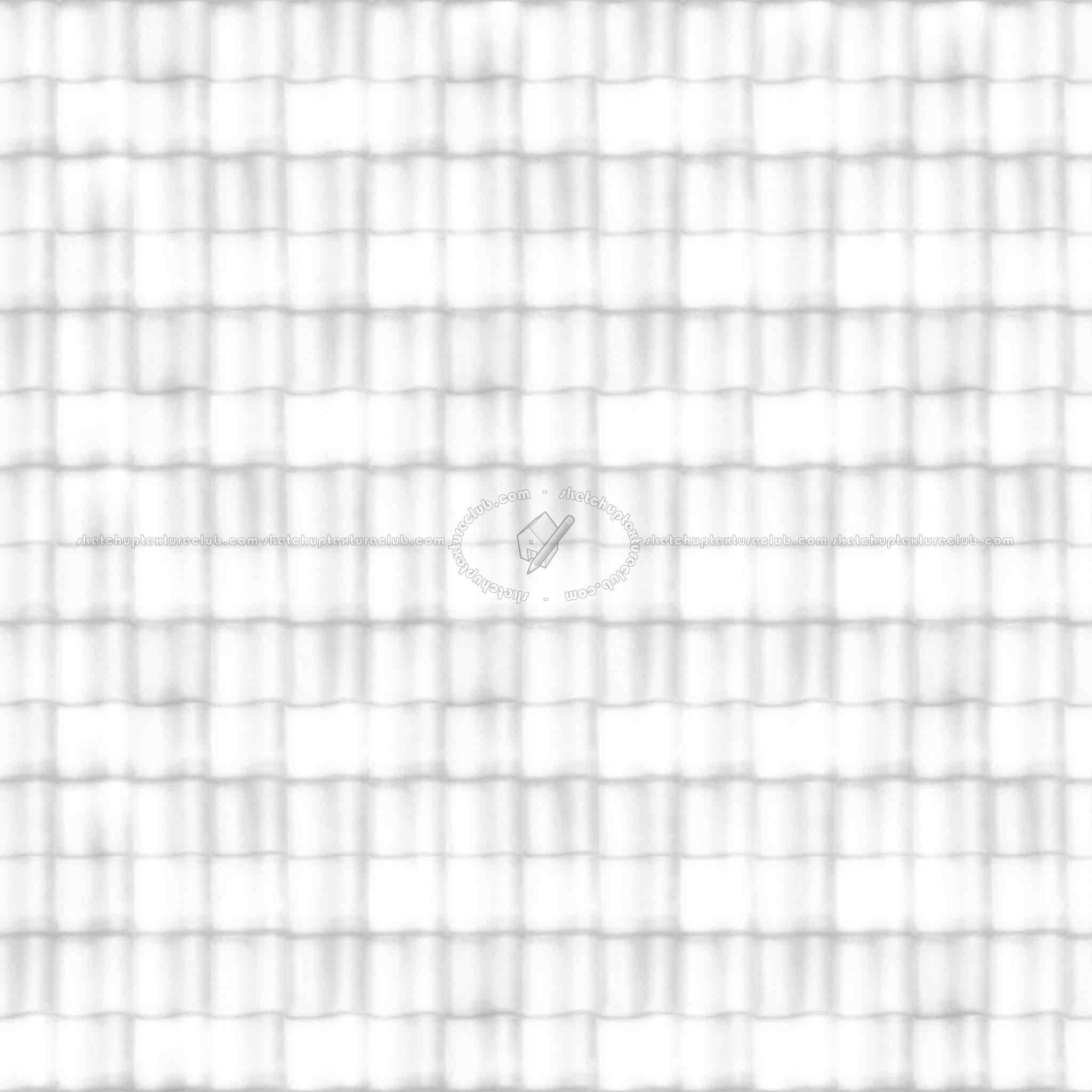 Textures   -   ARCHITECTURE   -   ROOFINGS   -   Clay roofs  - Clay roofing Flamande texture seamless 03356 - Ambient occlusion