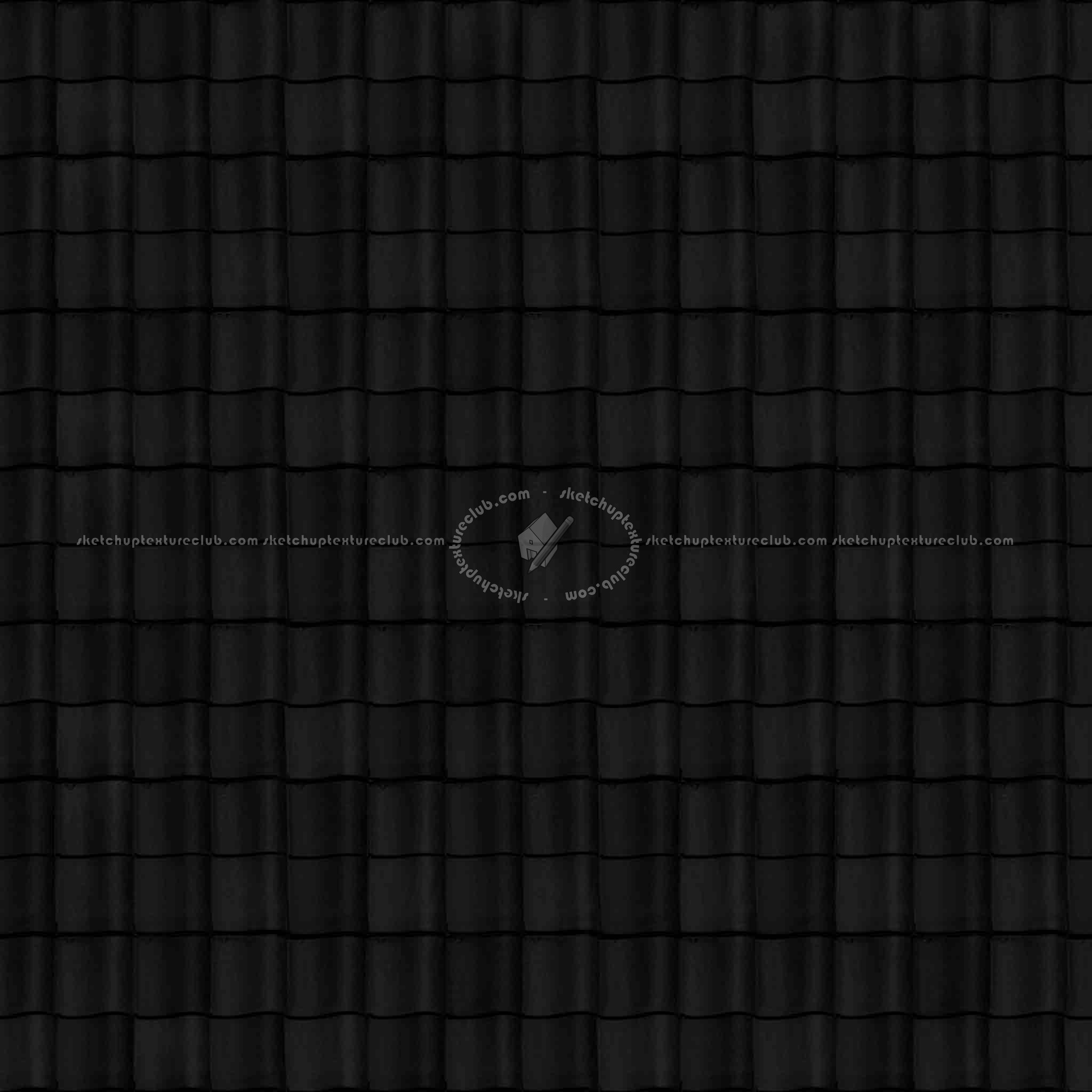 Textures   -   ARCHITECTURE   -   ROOFINGS   -   Clay roofs  - Clay roofing Flamande texture seamless 03356 - Specular