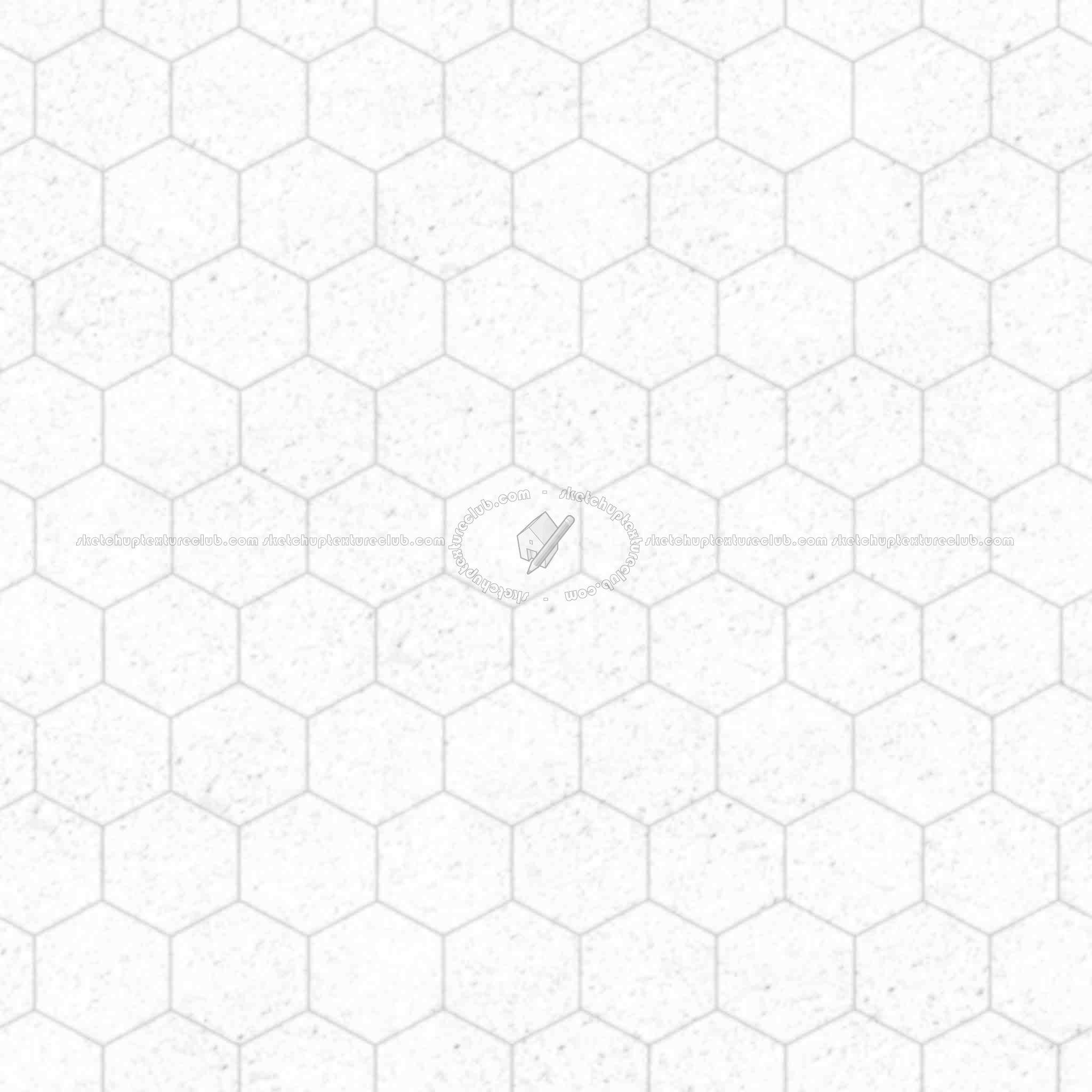 Textures   -   ARCHITECTURE   -   TILES INTERIOR   -   Hexagonal mixed  - Concrete hexagonal tile texture seamless 17116 - Ambient occlusion