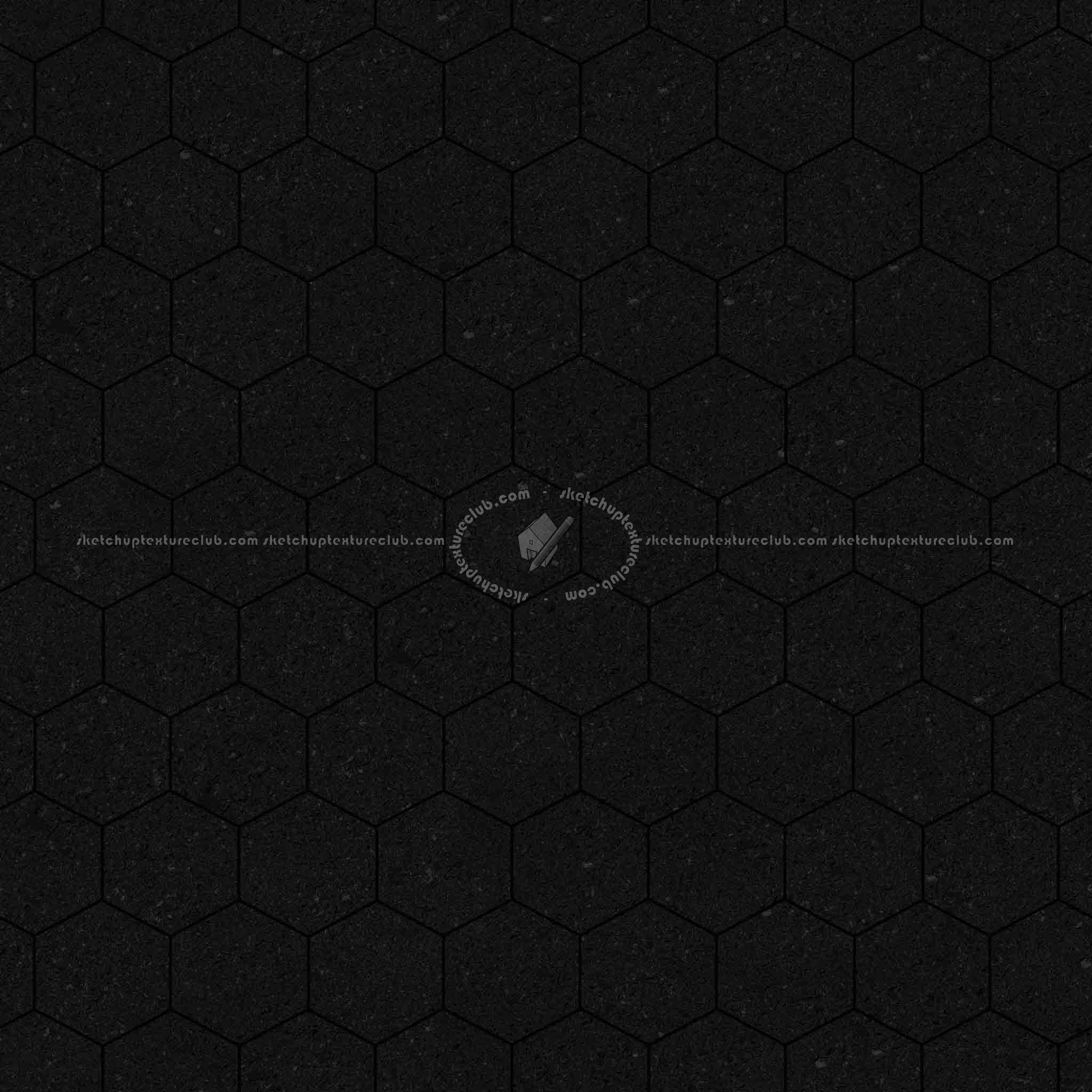 Textures   -   ARCHITECTURE   -   TILES INTERIOR   -   Hexagonal mixed  - Concrete hexagonal tile texture seamless 17116 - Specular