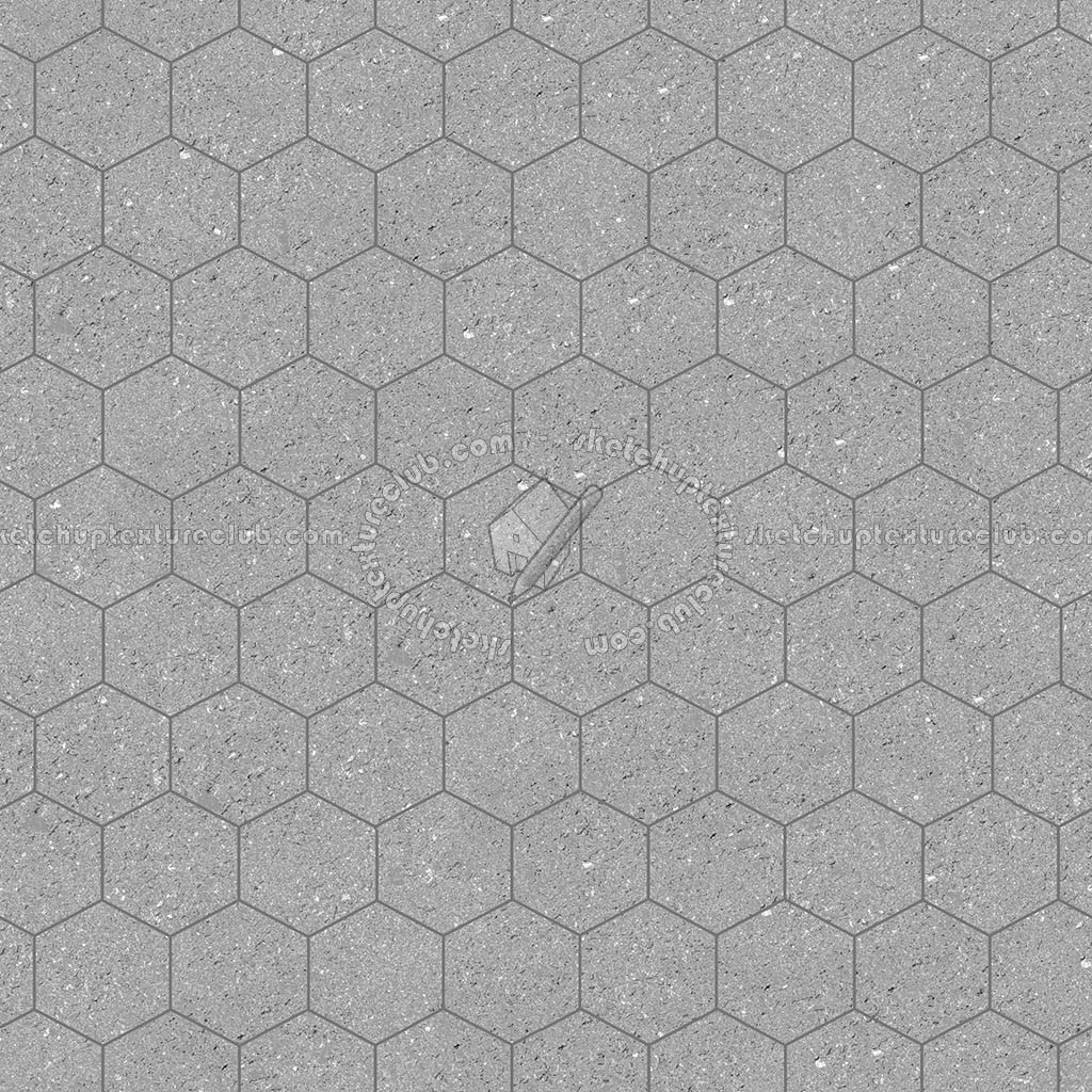 Textures   -   ARCHITECTURE   -   TILES INTERIOR   -   Hexagonal mixed  - Concrete hexagonal tile texture seamless 17116 (seamless)