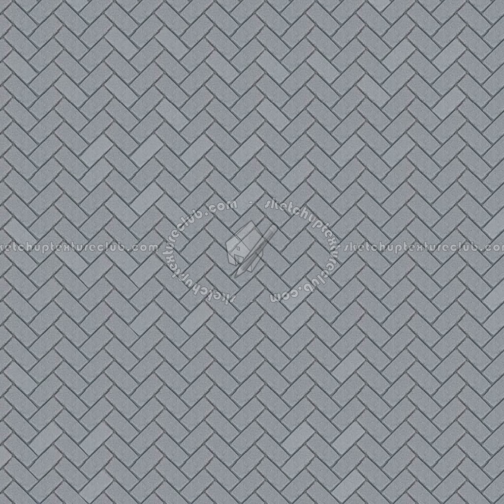 Textures   -   ARCHITECTURE   -   PAVING OUTDOOR   -   Concrete   -   Herringbone  - Concrete paving herringbone outdoor texture seamless 05806 (seamless)