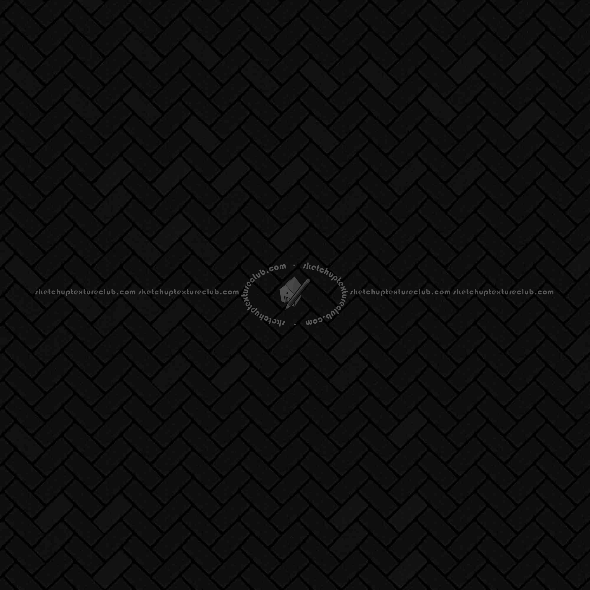 Textures   -   ARCHITECTURE   -   PAVING OUTDOOR   -   Concrete   -   Herringbone  - Concrete paving herringbone outdoor texture seamless 05806 - Specular