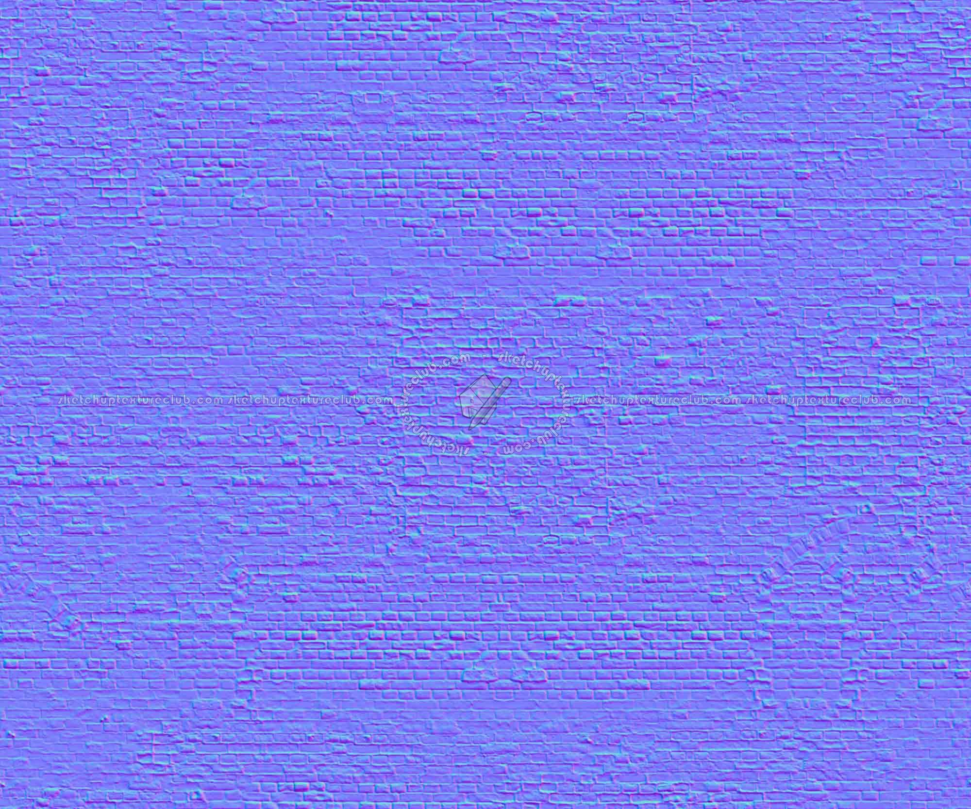 Textures   -   ARCHITECTURE   -   BRICKS   -   Damaged bricks  - Damaged bricks texture seamless 00118 - Normal