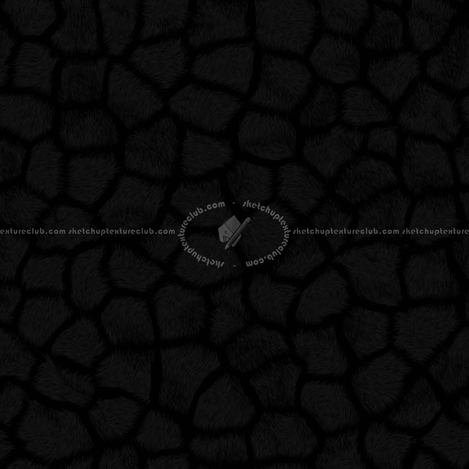 Textures   -   MATERIALS   -   FUR ANIMAL  - Giraffe faux fake fur animal texture seamless 09567 - Specular