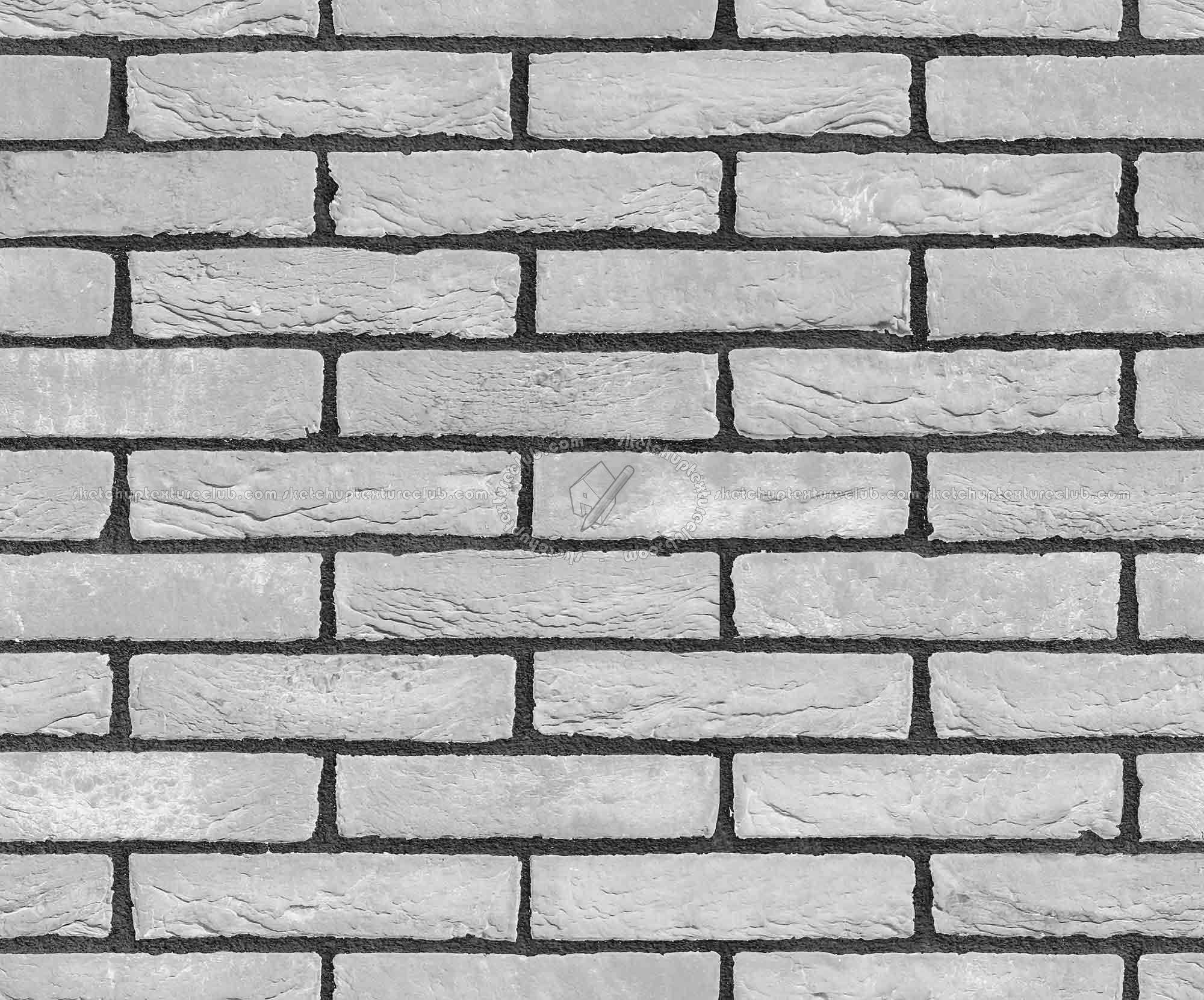 Textures   -   ARCHITECTURE   -   BRICKS   -   Facing Bricks   -   Rustic  - Rustic bricks texture seamless 00190 - Bump