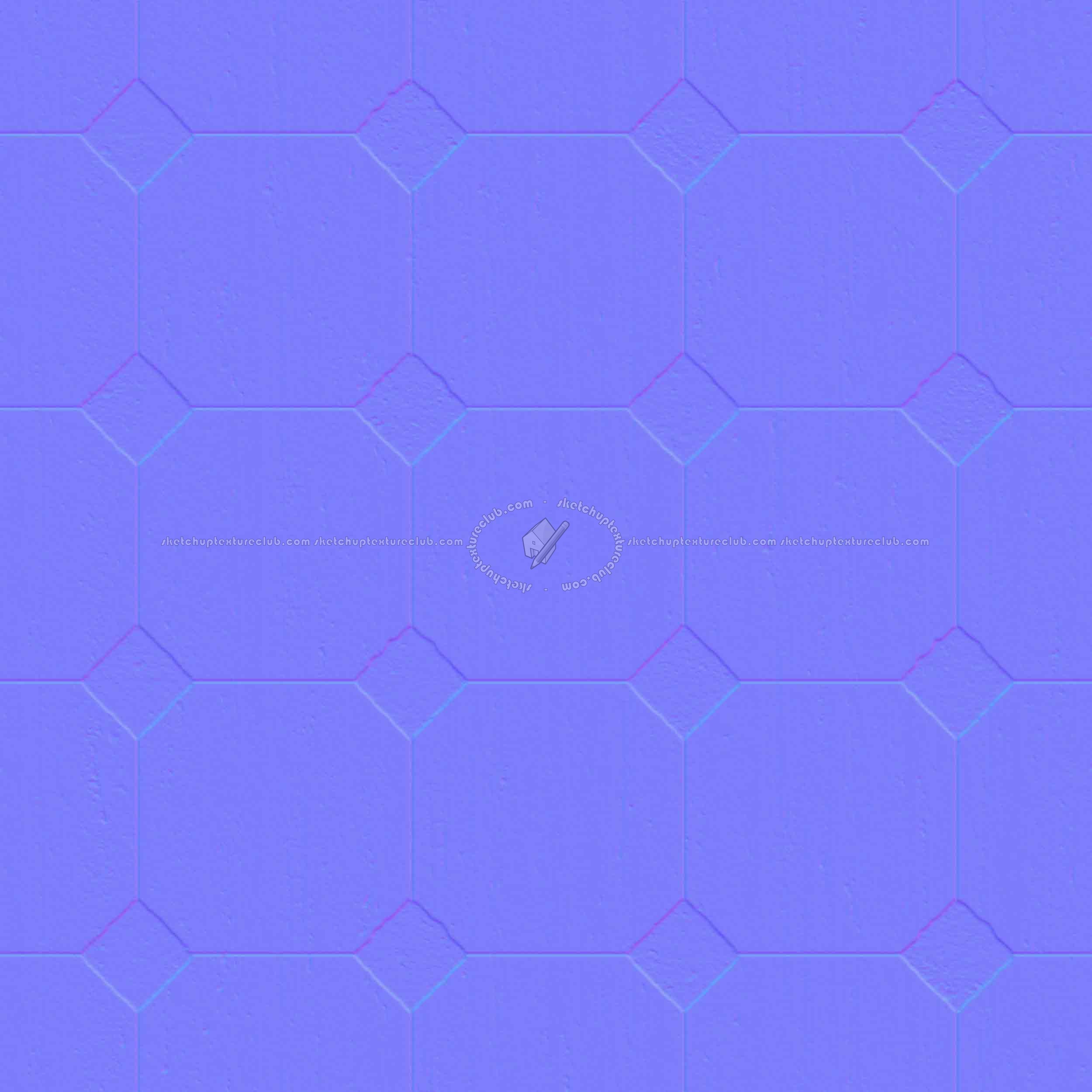 Textures   -   ARCHITECTURE   -   TILES INTERIOR   -   Marble tiles   -   Marble geometric patterns  - Travertine floor tile texture seamless 21134 - Normal