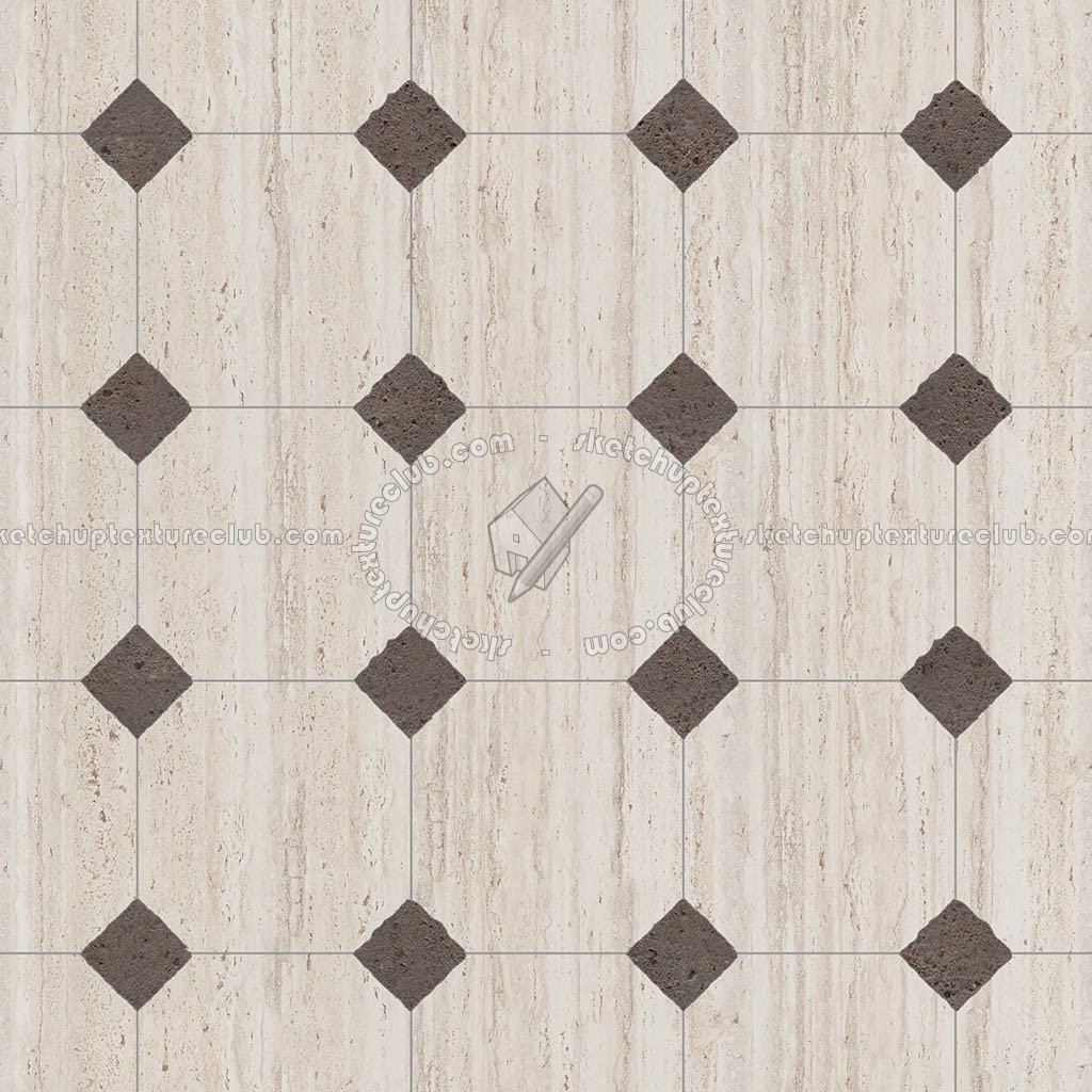 Textures   -   ARCHITECTURE   -   TILES INTERIOR   -   Marble tiles   -   Marble geometric patterns  - Travertine floor tile texture seamless 21134 (seamless)