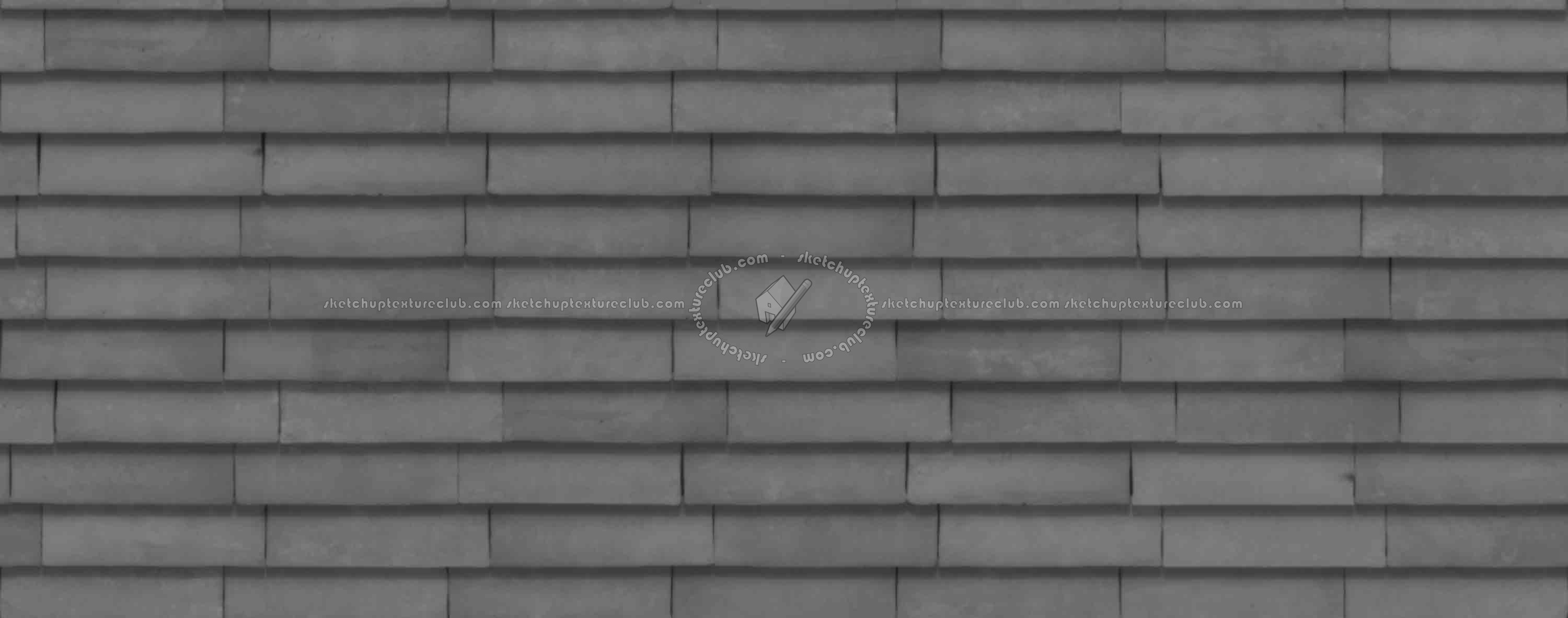 Textures   -   ARCHITECTURE   -   WALLS TILE OUTSIDE  - Wall cladding bricks PBR texture seamless 21717 - Displacement
