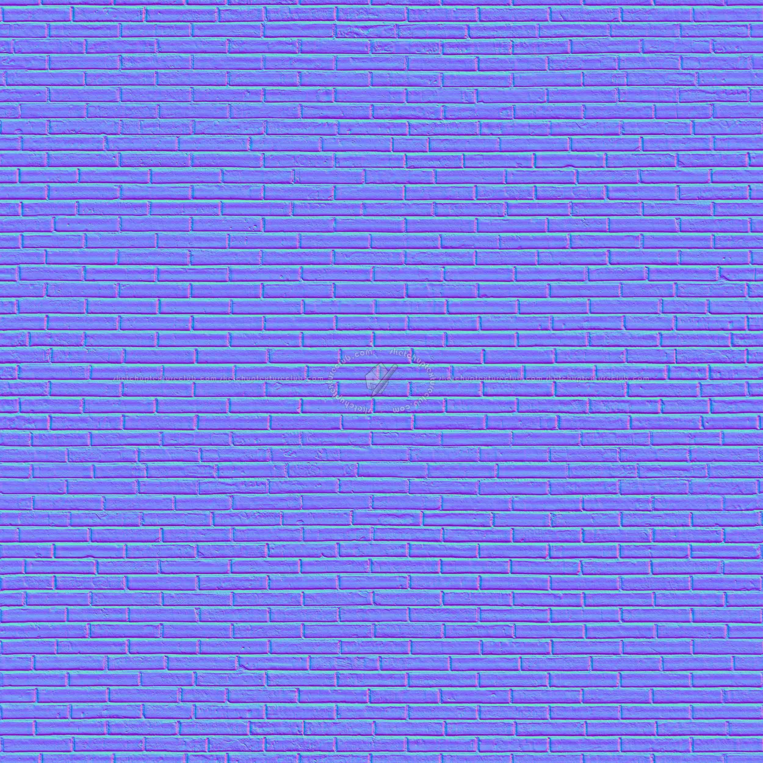 Textures   -   ARCHITECTURE   -   BRICKS   -   Facing Bricks   -   Rustic  - Rustic bricks texture seamless 17255 - Normal