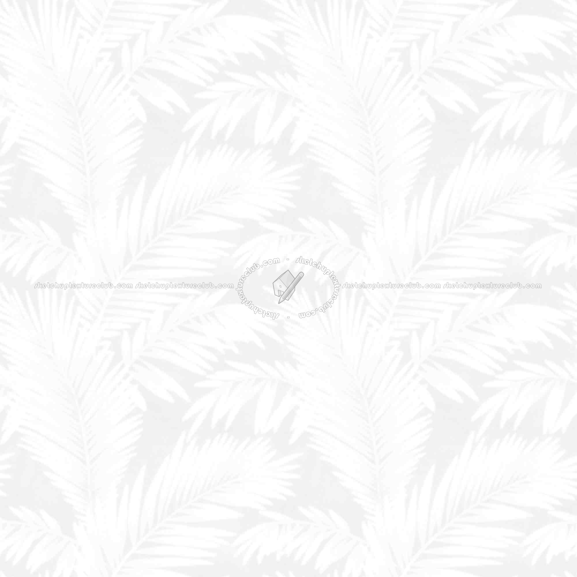 Textures   -   MATERIALS   -   WALLPAPER   -   various patterns  - Vinyl wallpaper with palm leaves PBR texture seamless 21567 - Ambient occlusion
