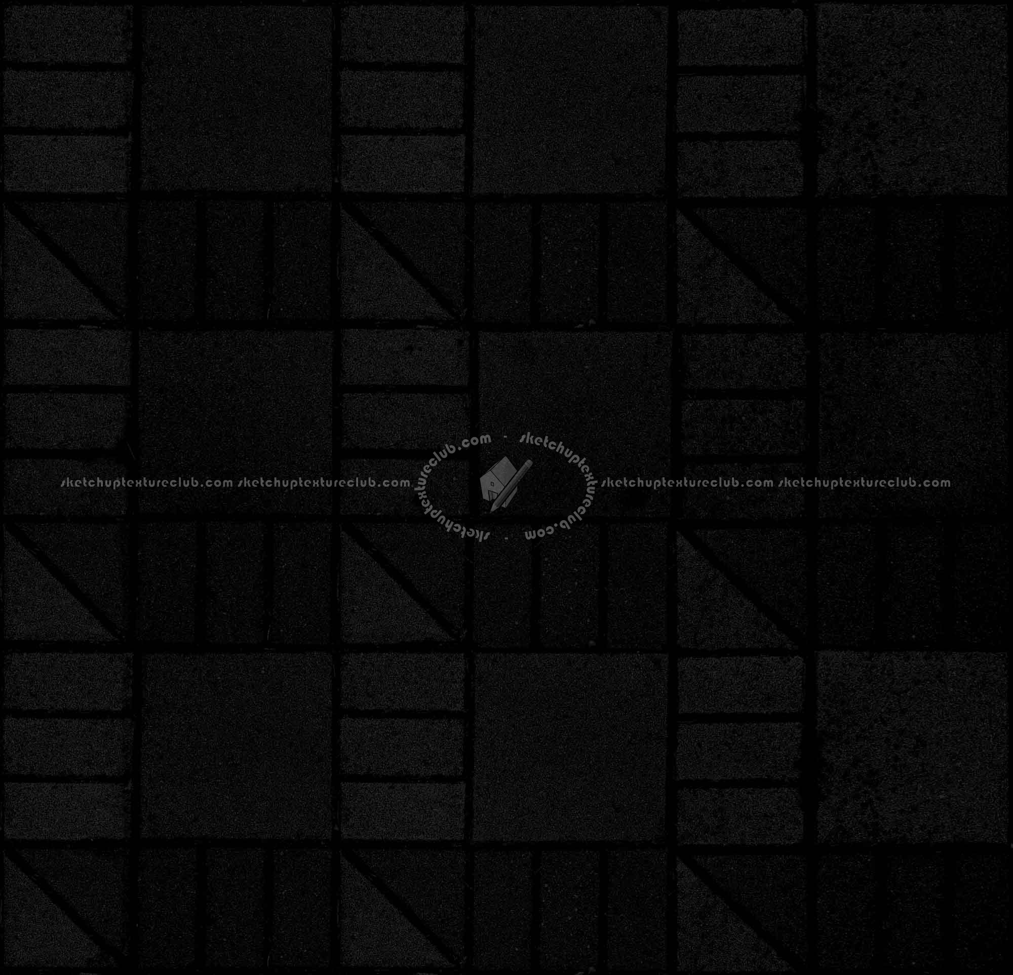 Textures   -   ARCHITECTURE   -   PAVING OUTDOOR   -   Concrete   -   Blocks regular  - Concrete paving outdoor texture seamless 19665 - Specular