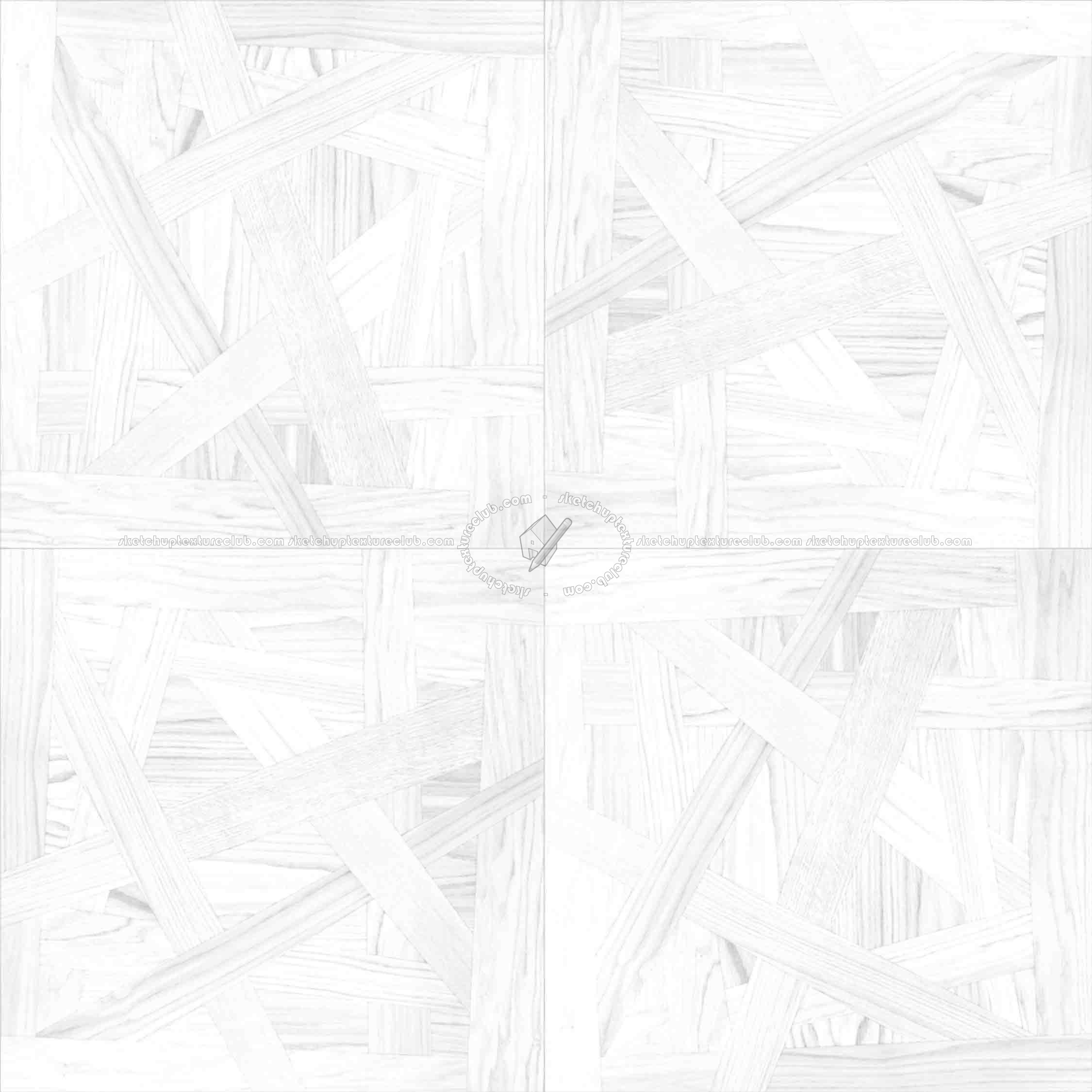 Textures   -   ARCHITECTURE   -   WOOD FLOORS   -   Geometric pattern  - Parquet geometric pattern texture seamless 20302 - Ambient occlusion