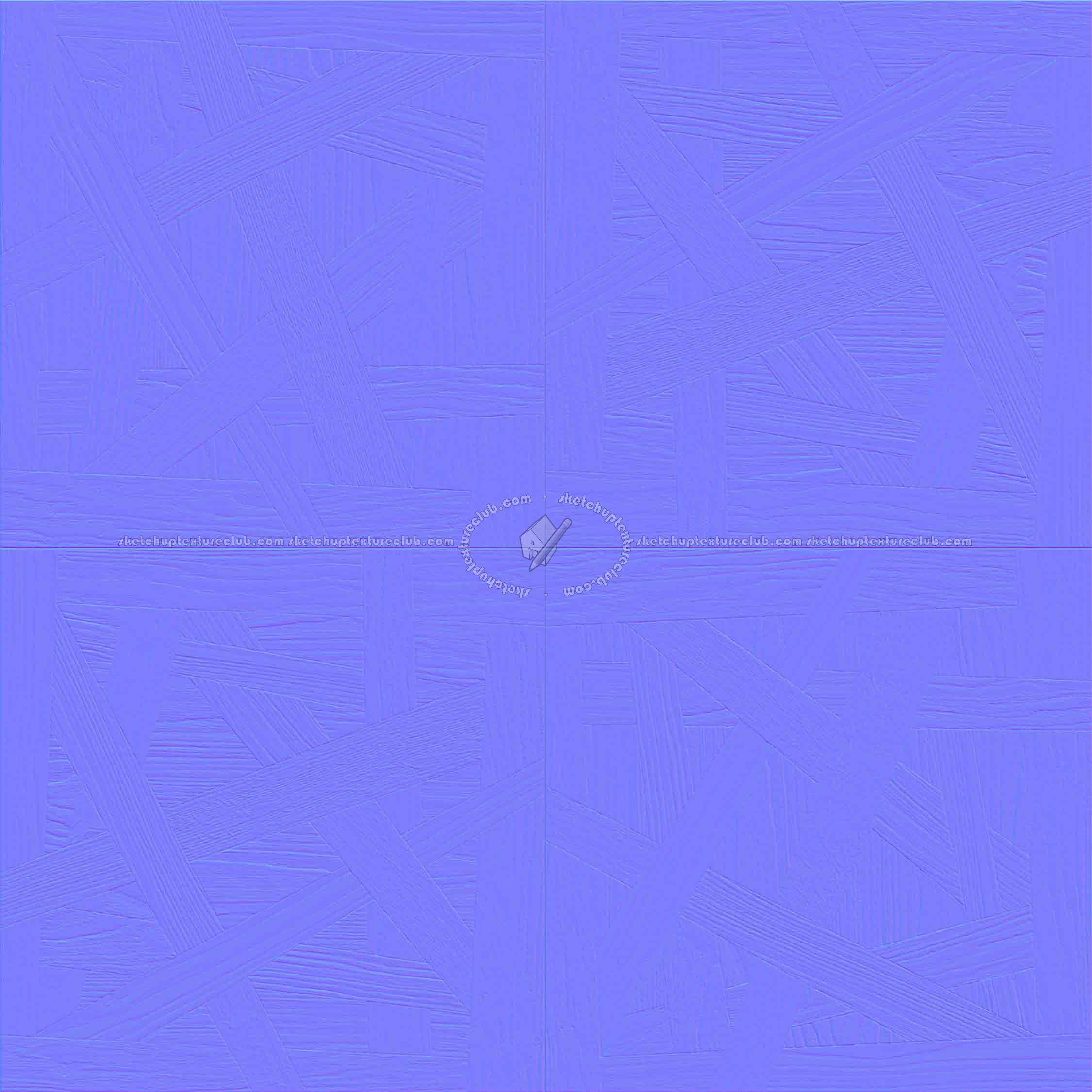 Textures   -   ARCHITECTURE   -   WOOD FLOORS   -   Geometric pattern  - Parquet geometric pattern texture seamless 20302 - Normal