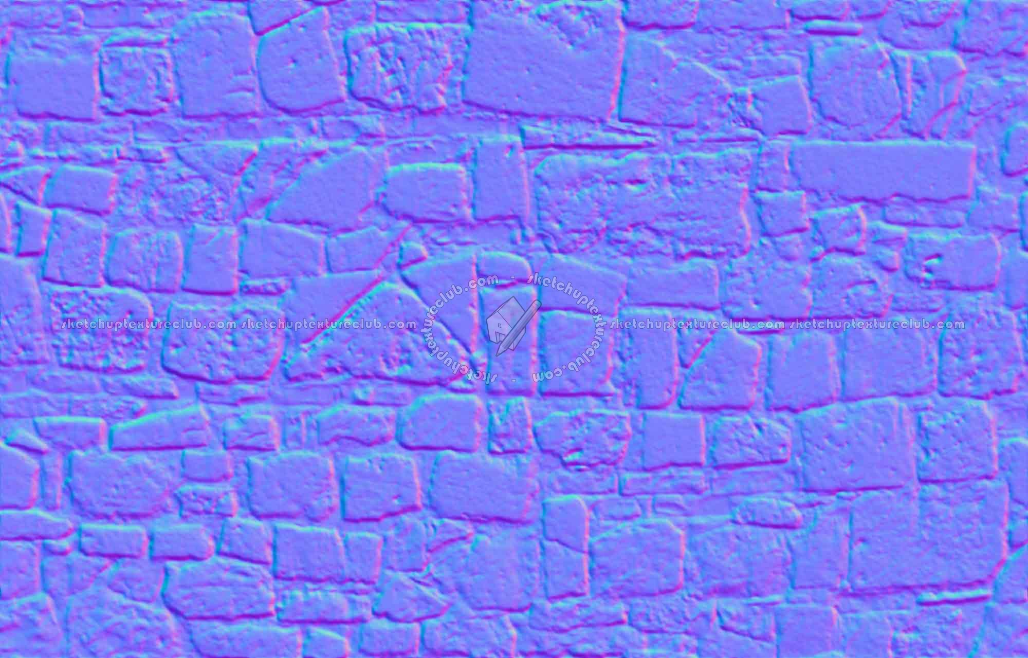 Textures   -   ARCHITECTURE   -   STONES WALLS   -   Stone walls  - Old wall stone texture seamless 08562 - Normal