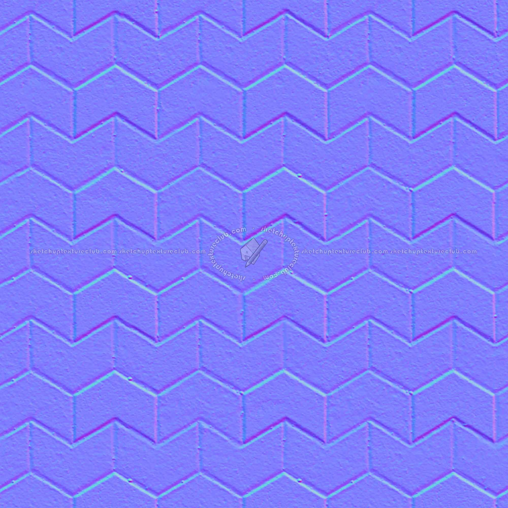 Textures   -   ARCHITECTURE   -   PAVING OUTDOOR   -   Concrete   -   Blocks regular  - Concrete paving outdoor texture seamless 19799 - Normal