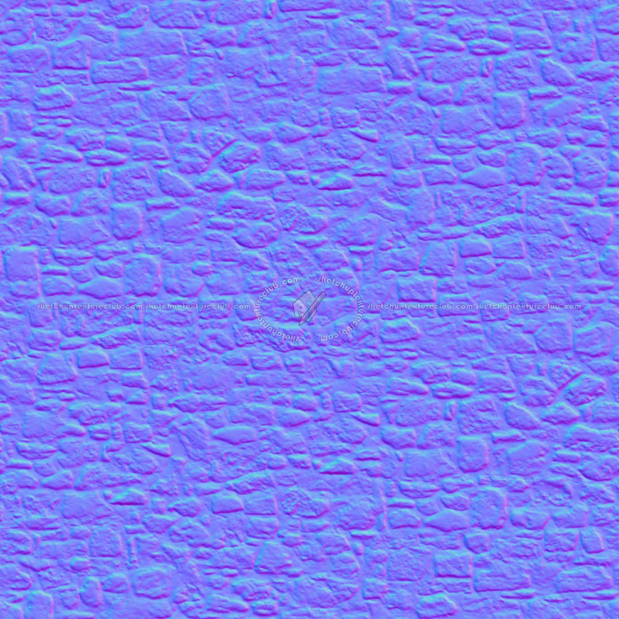 Textures   -   ARCHITECTURE   -   STONES WALLS   -   Stone walls  - Old wall stone texture seamless 08563 - Normal