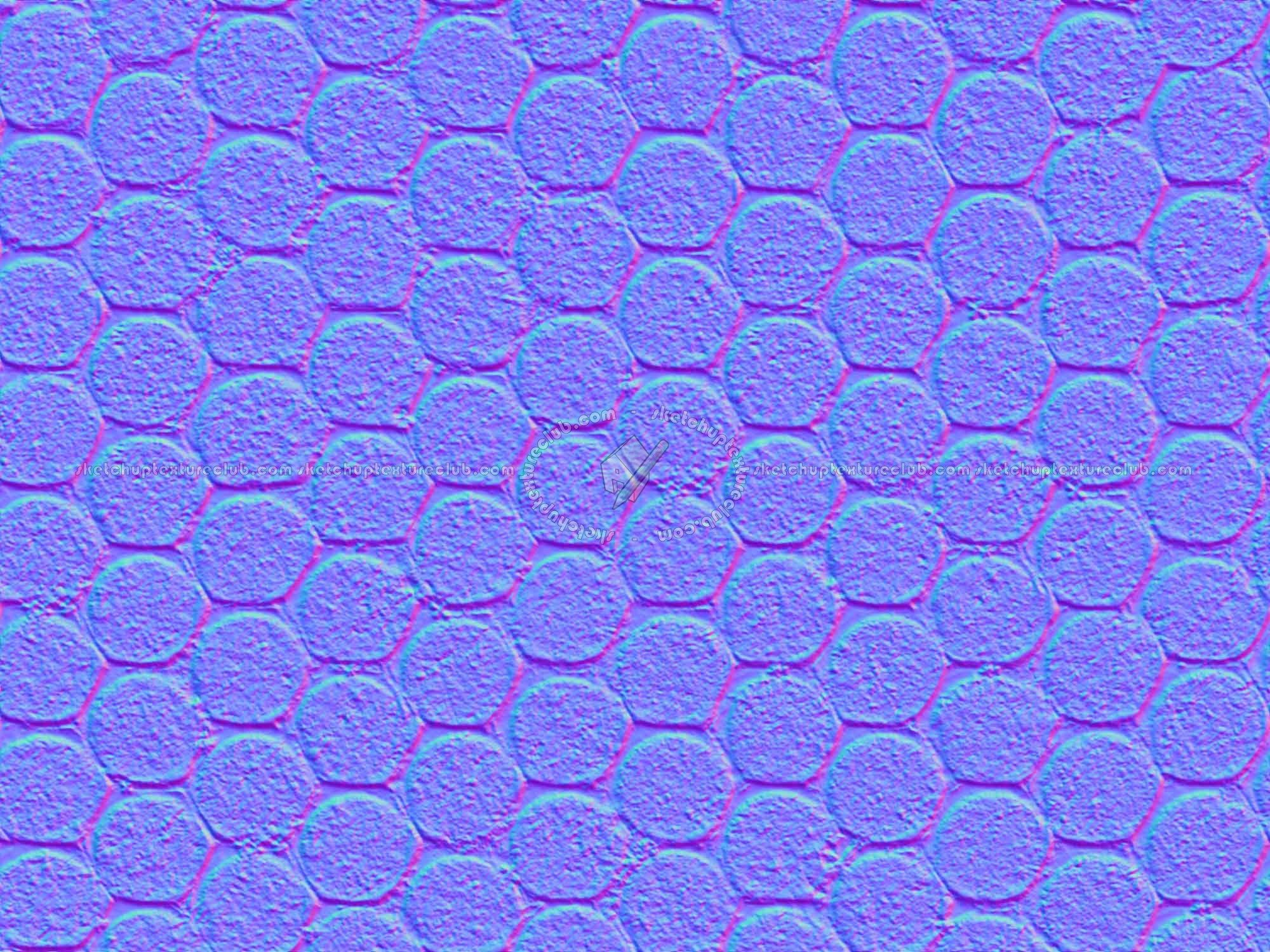 Textures   -   ARCHITECTURE   -   PAVING OUTDOOR   -   Concrete   -   Blocks regular  - Concrete paving outdoor texture seamless 20474 - Normal